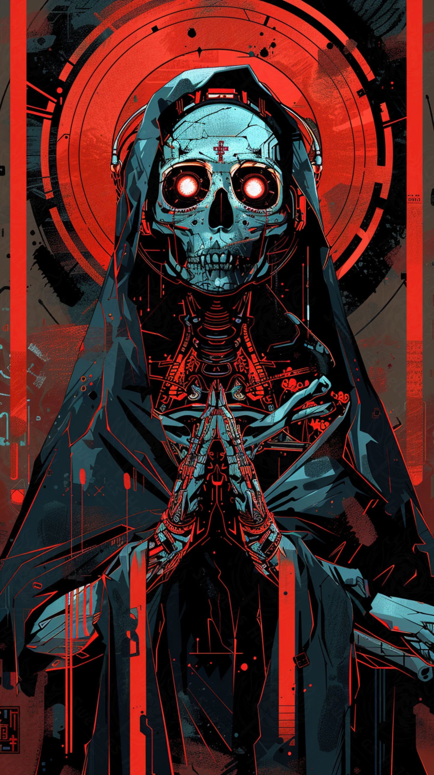Mother Muerte 09 by 16 238 SN2158 - Sweet As Hell Designs