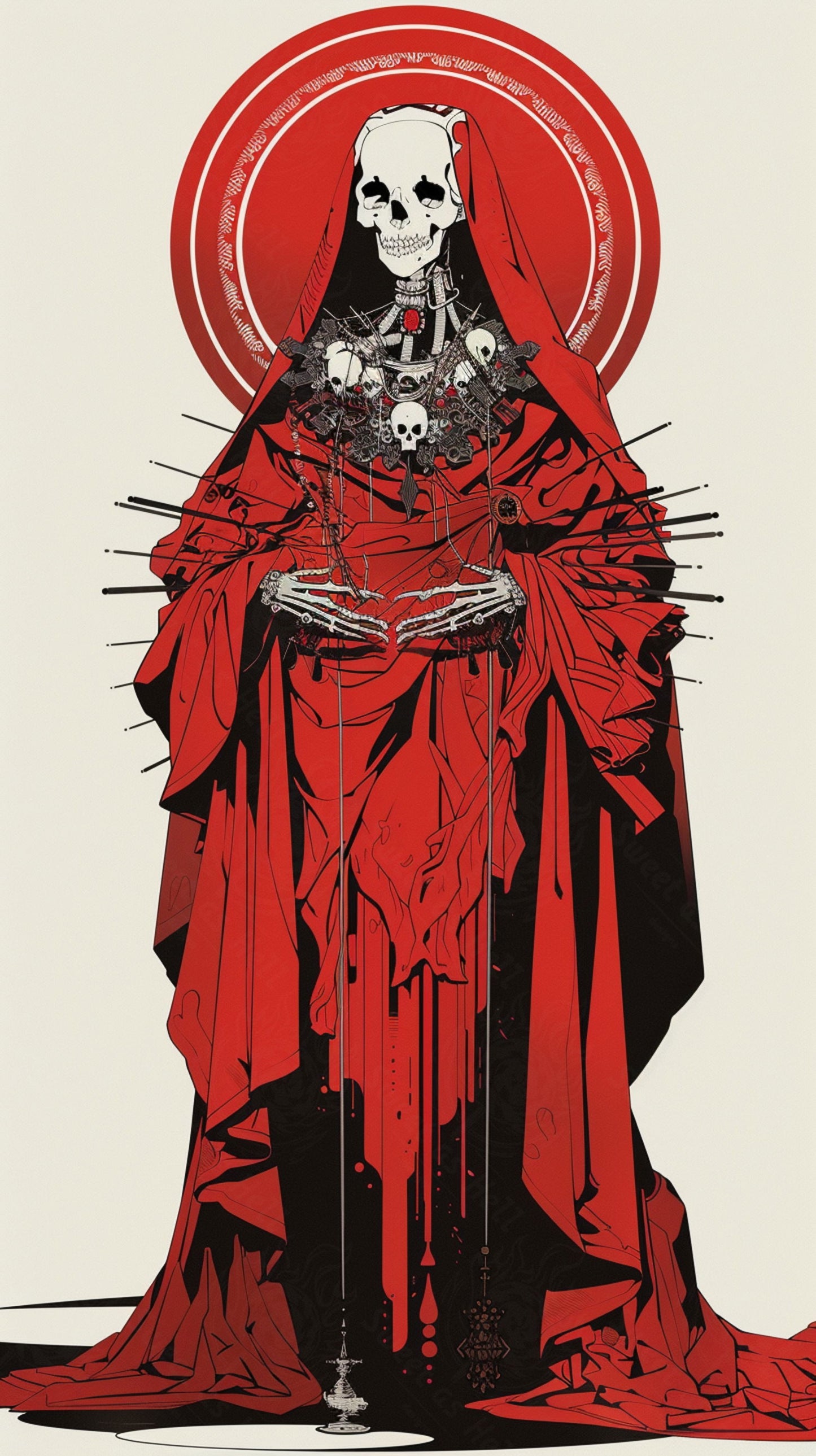 Mother Muerte 09 by 16 239 SN2159 - Sweet As Hell Designs