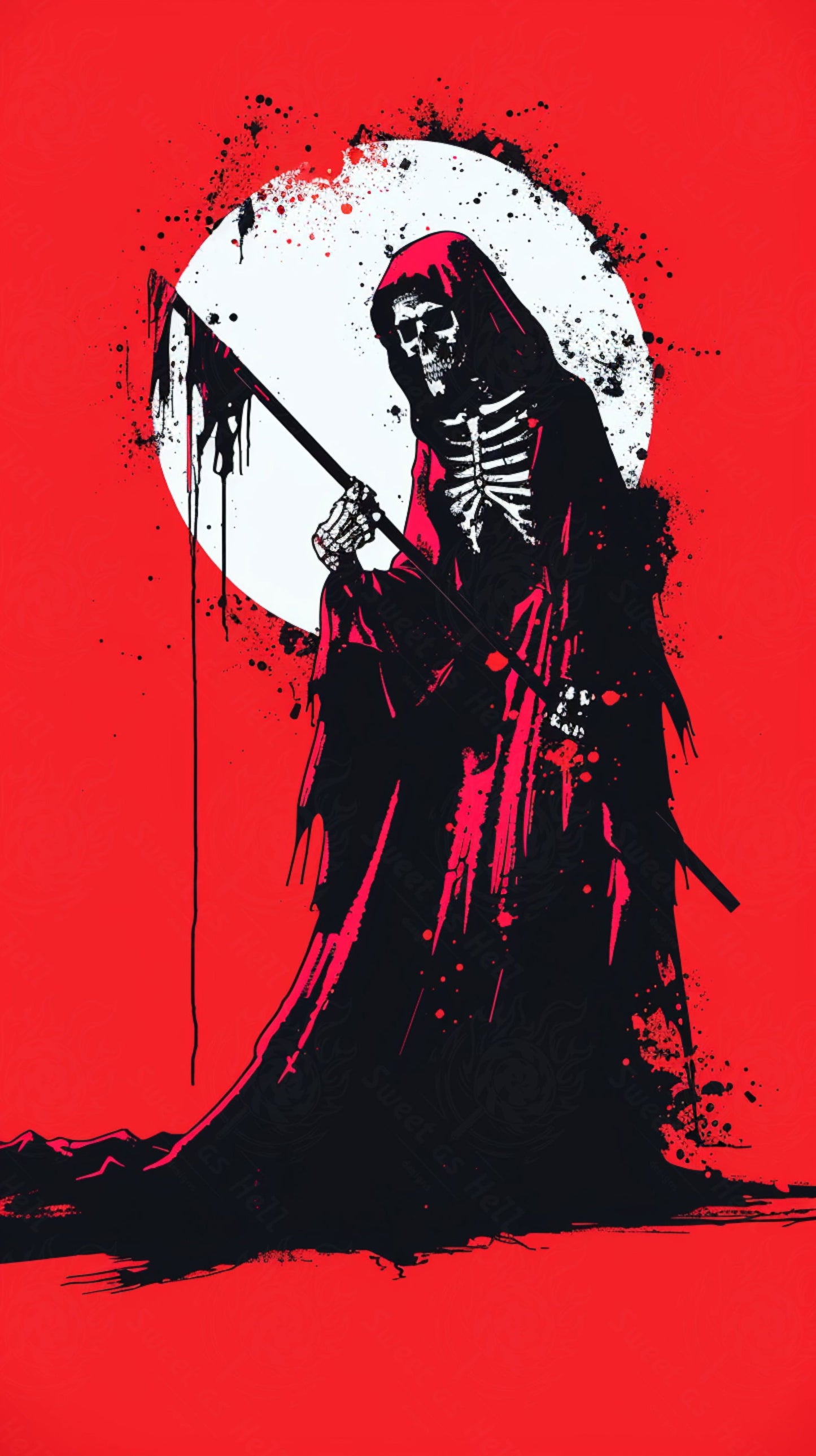 Mother Muerte 09 by 16 244 SN2164 - Sweet As Hell Designs