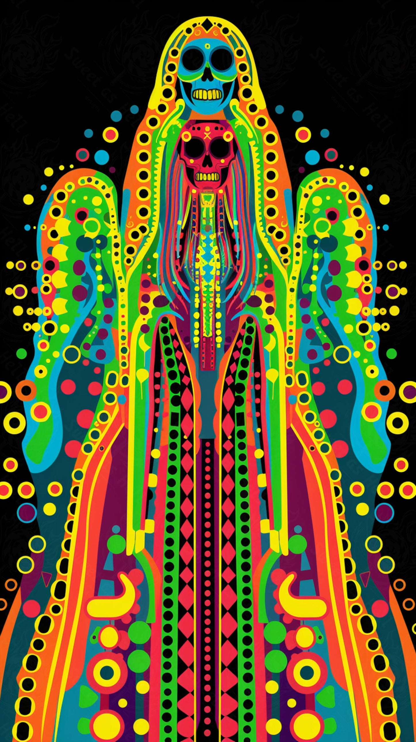 Mother Muerte 09 by 16 246 SN2166 - Sweet As Hell Designs
