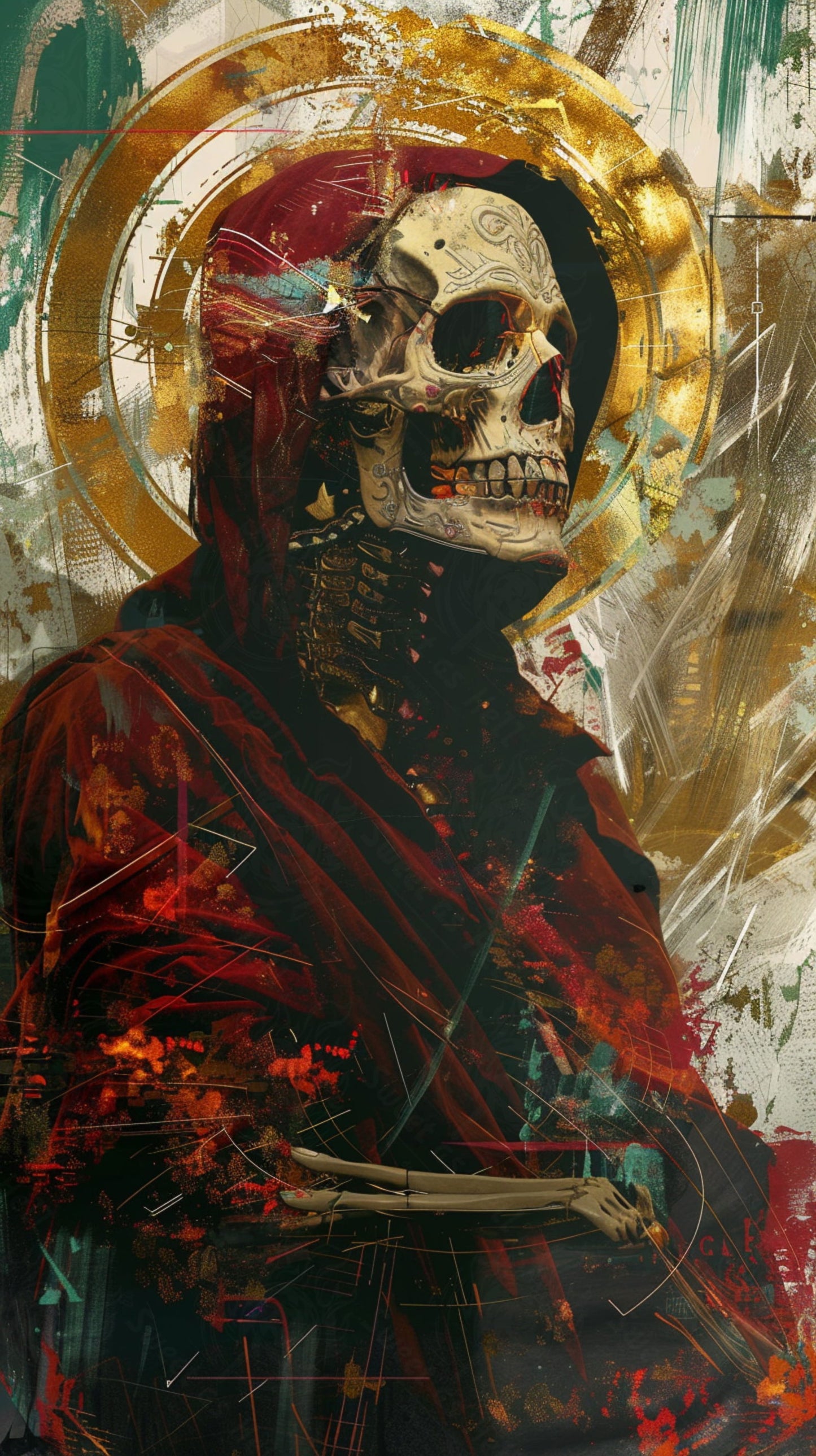 Mother Muerte 09 by 16 249 SN2169 - Sweet As Hell Designs
