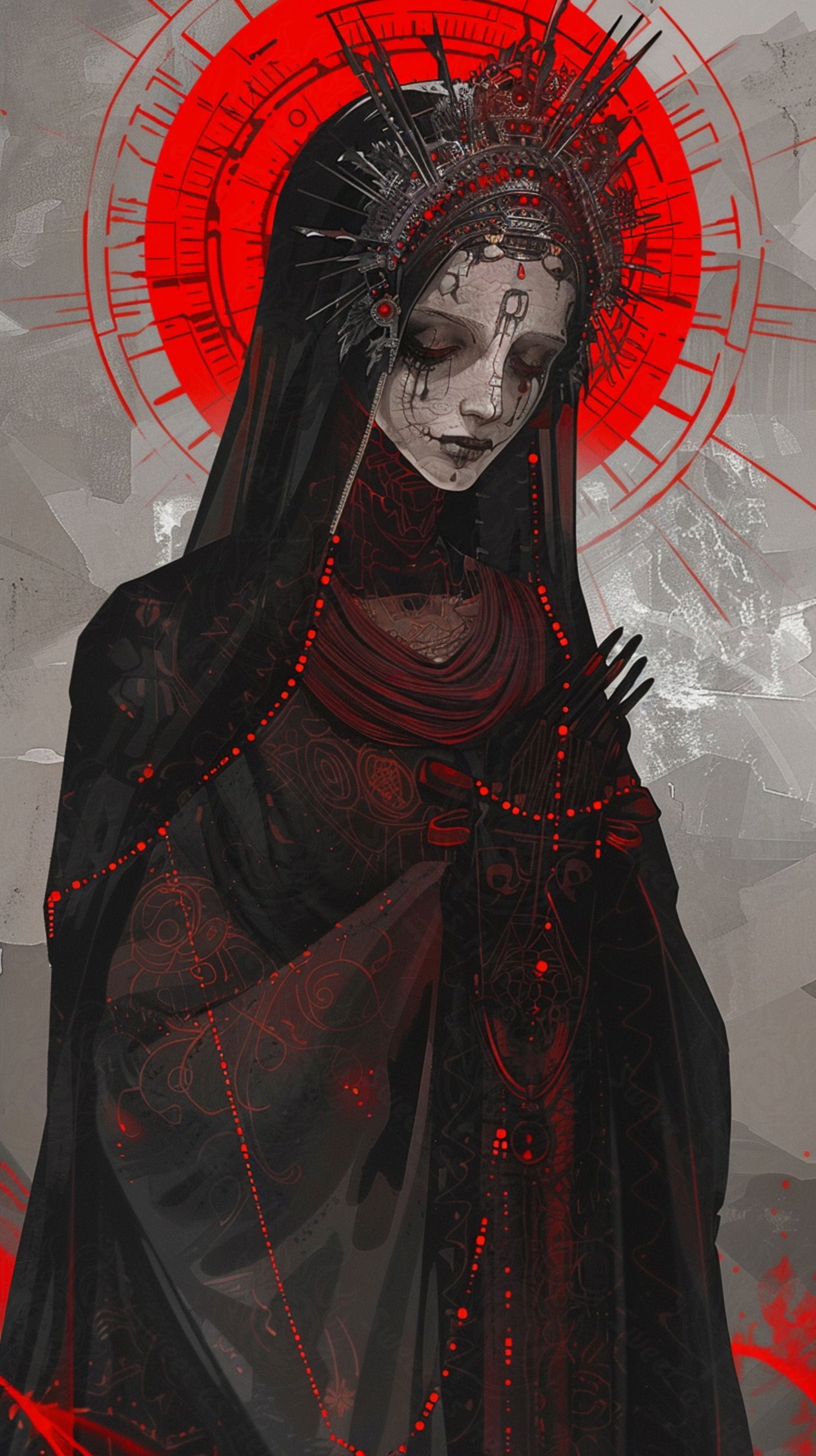 Mother Muerte 09 by 16 251 SN2171 - Sweet As Hell Designs