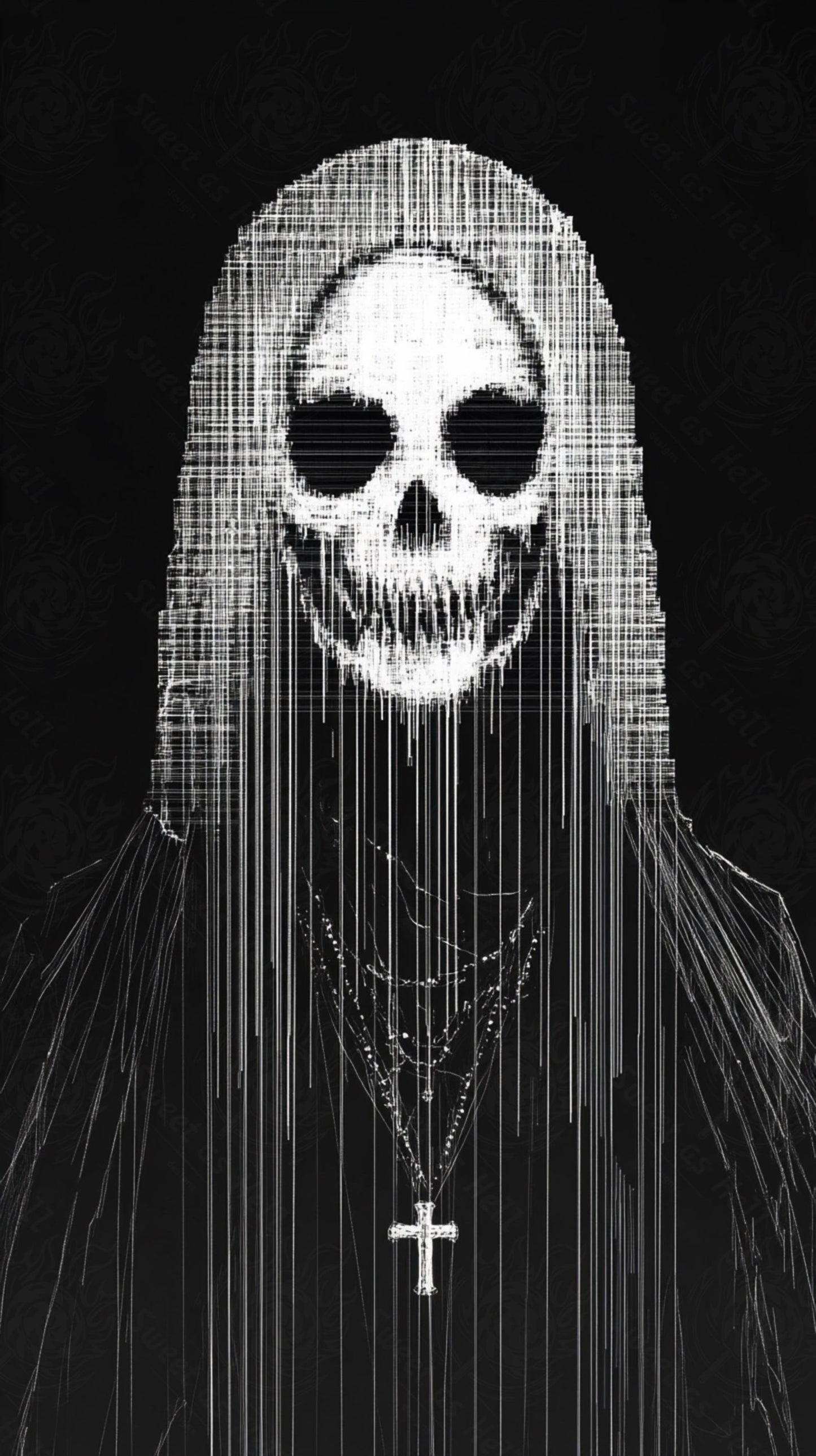 Mother Muerte 09 by 16 260 SN2180 - Sweet As Hell Designs