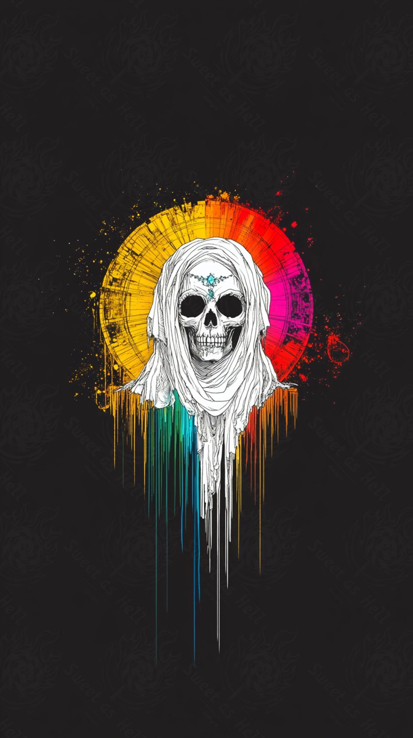 Mother Muerte 09 by 16 262 SN2182 - Sweet As Hell Designs