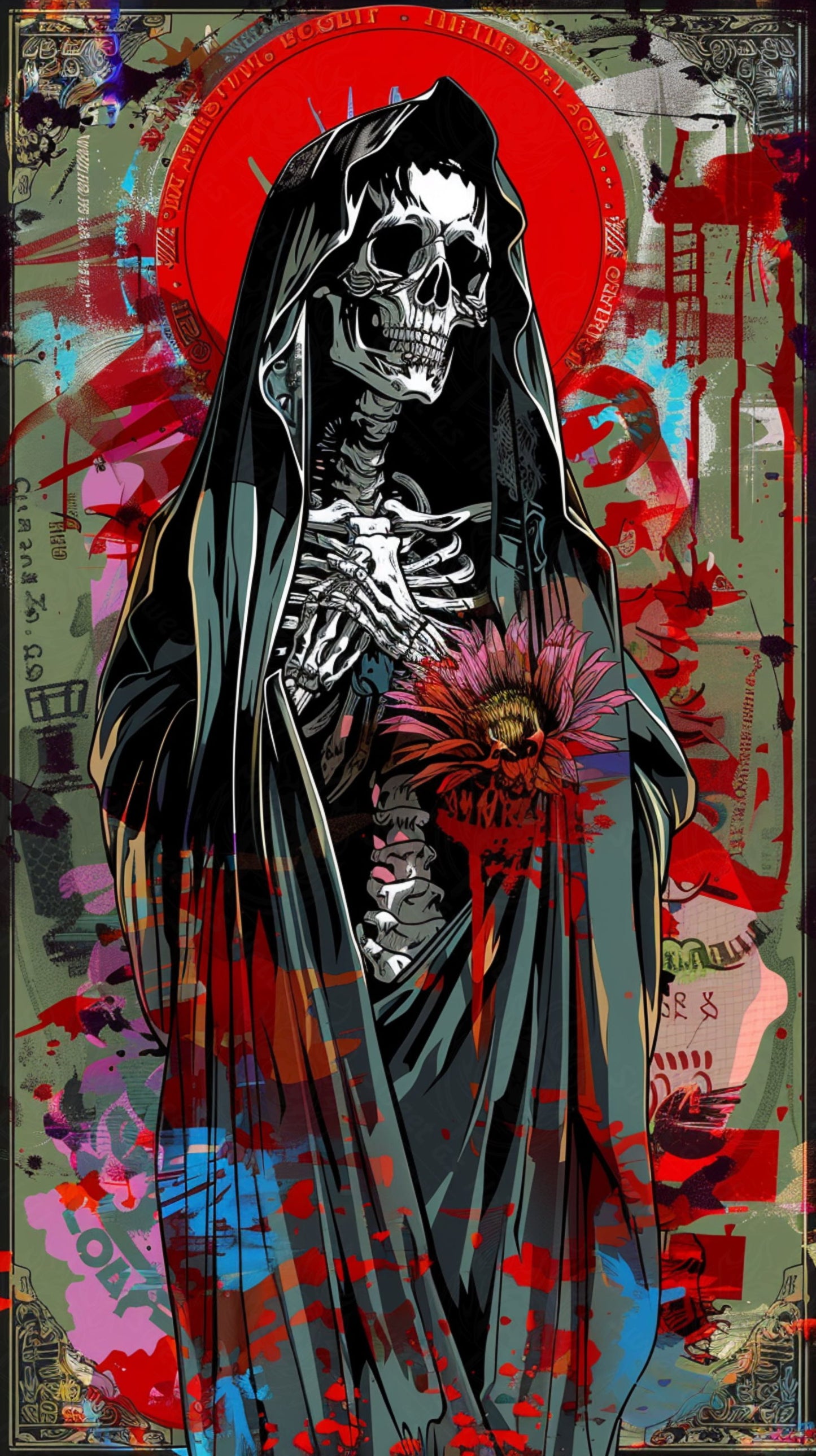 Mother Muerte 09 by 16 267 SN2187 - Sweet As Hell Designs
