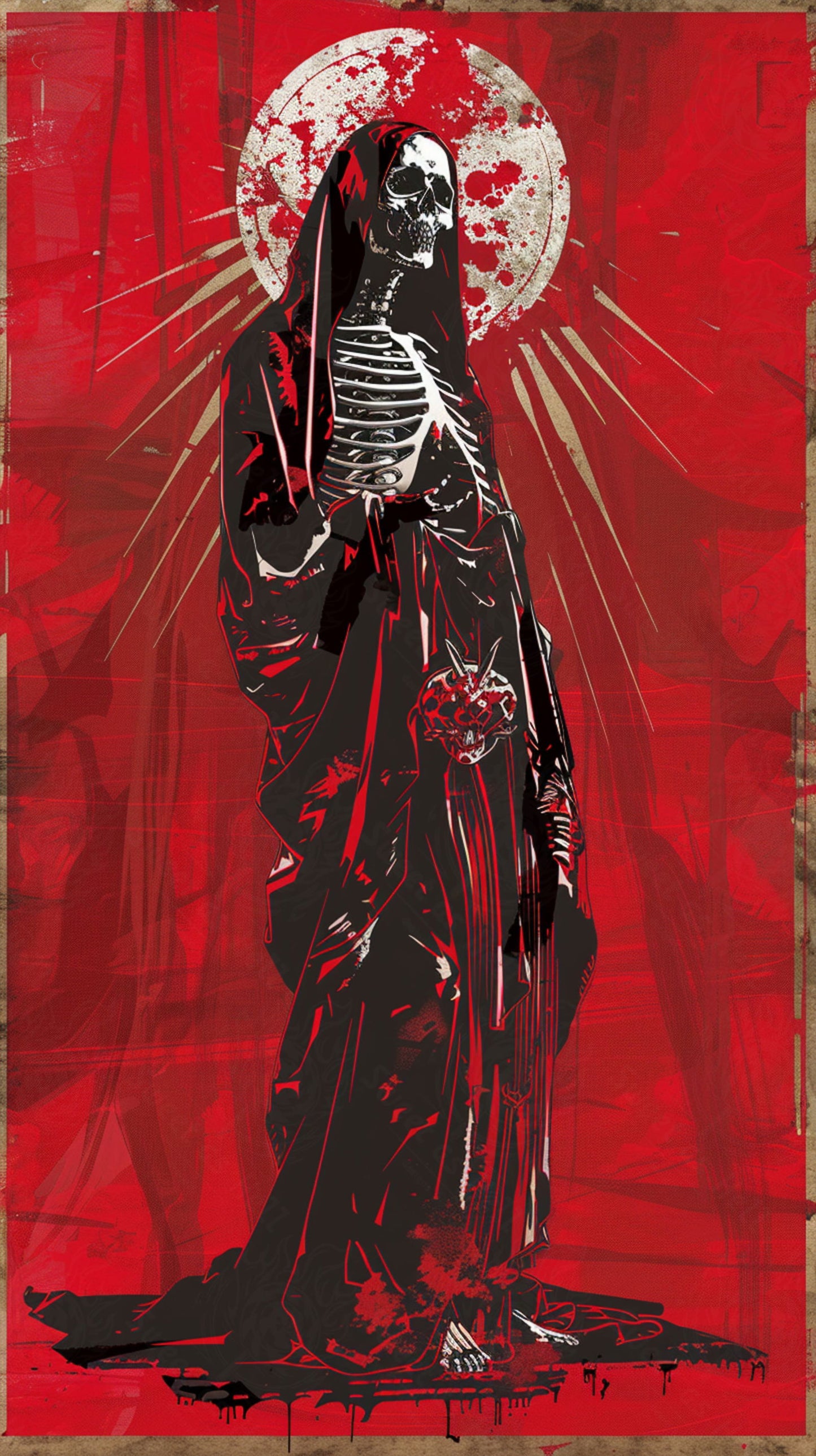 Mother Muerte 09 by 16 284 SN2204 - Sweet As Hell Designs