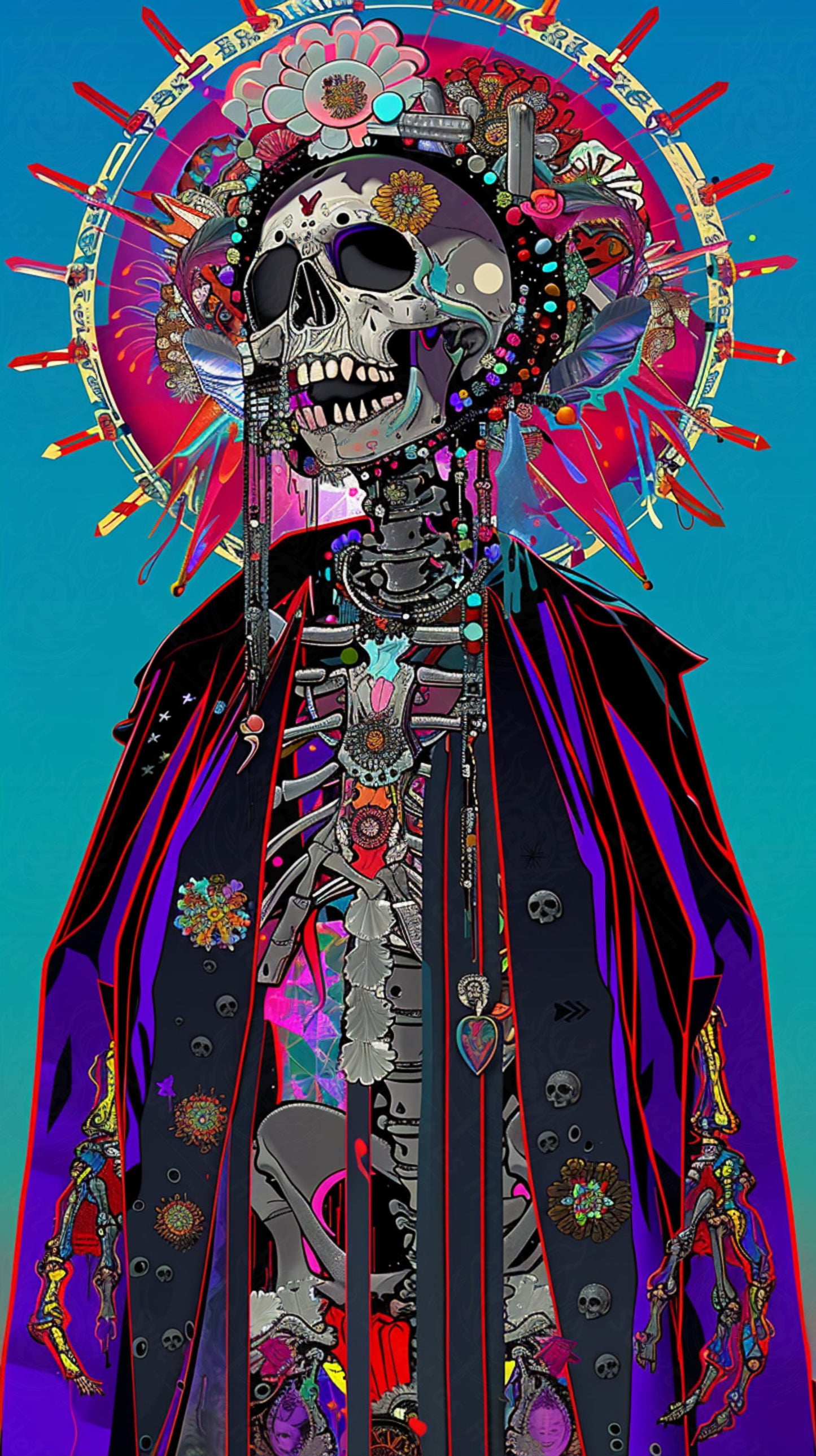 Mother Muerte 09 by 16 300 SN2220 - Sweet As Hell Designs