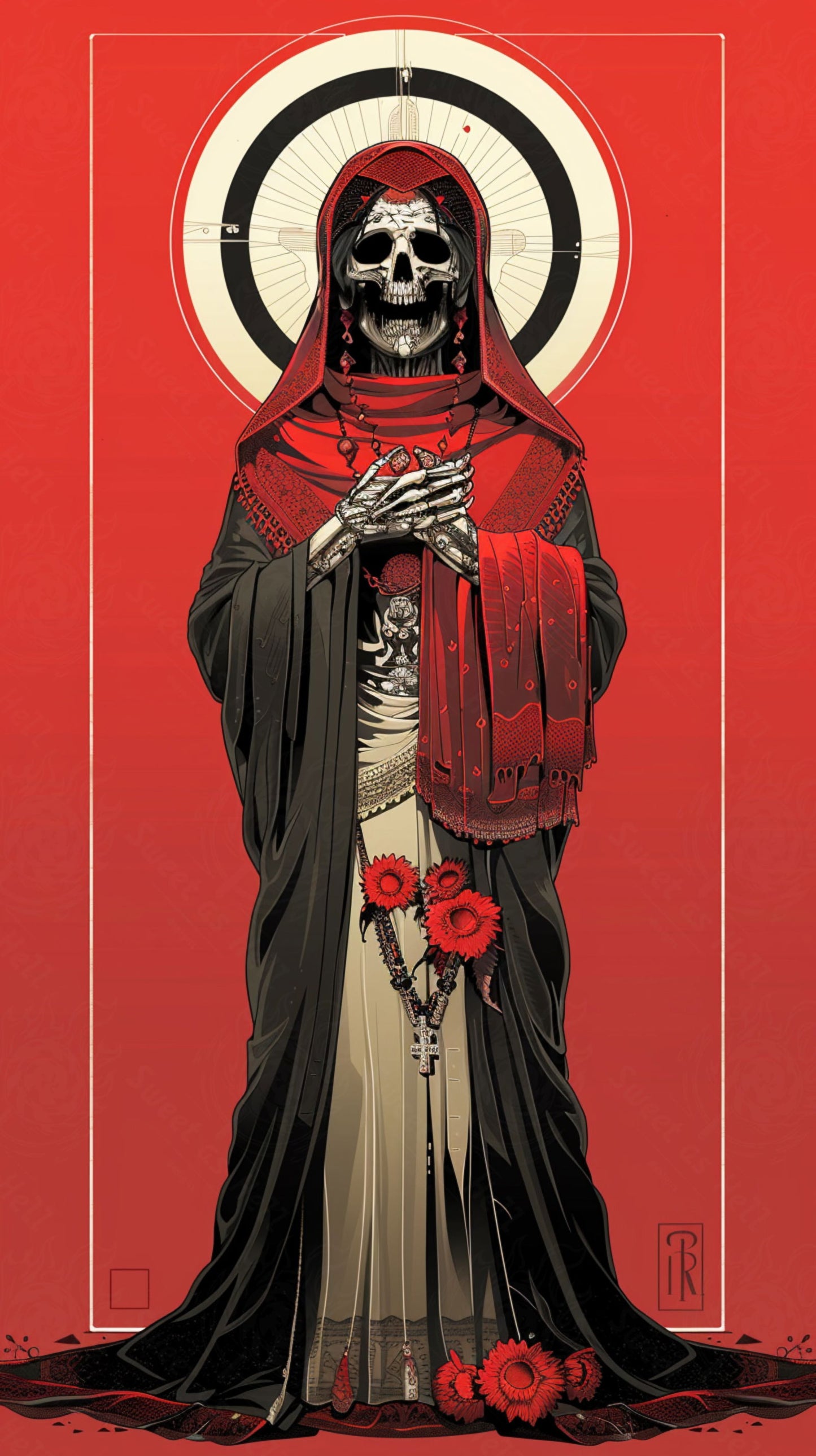 Mother Muerte 09 by 16 305 SN2225 - Sweet As Hell Designs