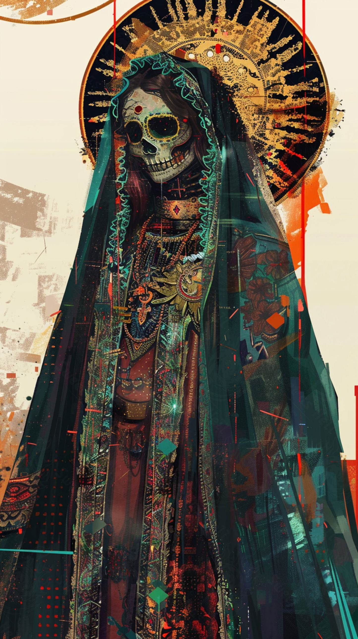 Mother Muerte 09 by 16 307 SN2227 - Sweet As Hell Designs