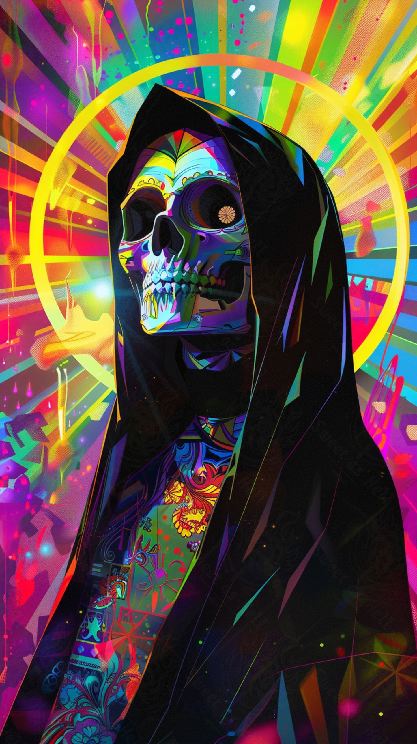 Mother Muerte 09 by 16 308 SN2228 - Sweet As Hell Designs