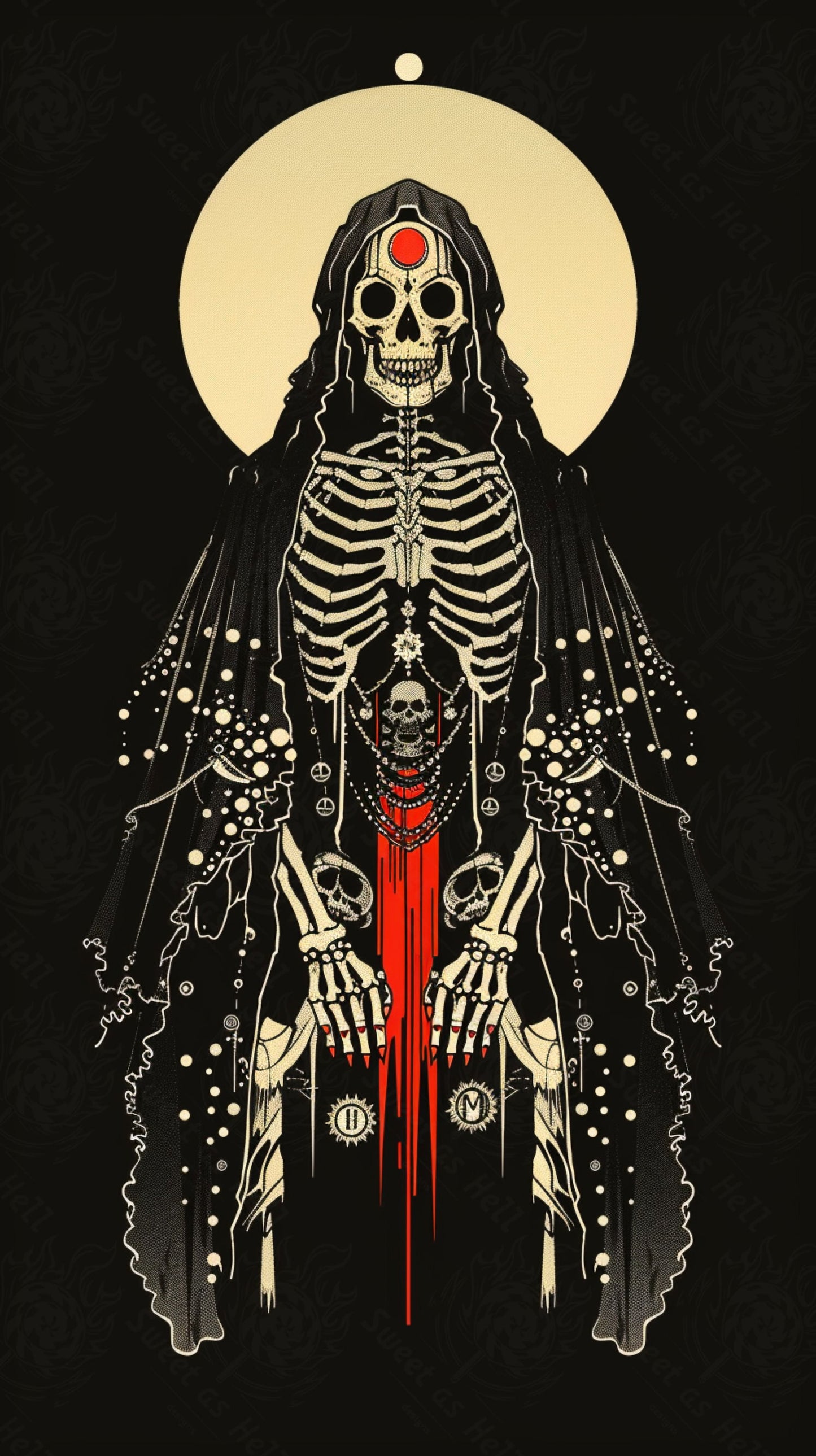 Mother Muerte 09 by 16 335 SN2255 - Sweet As Hell Designs