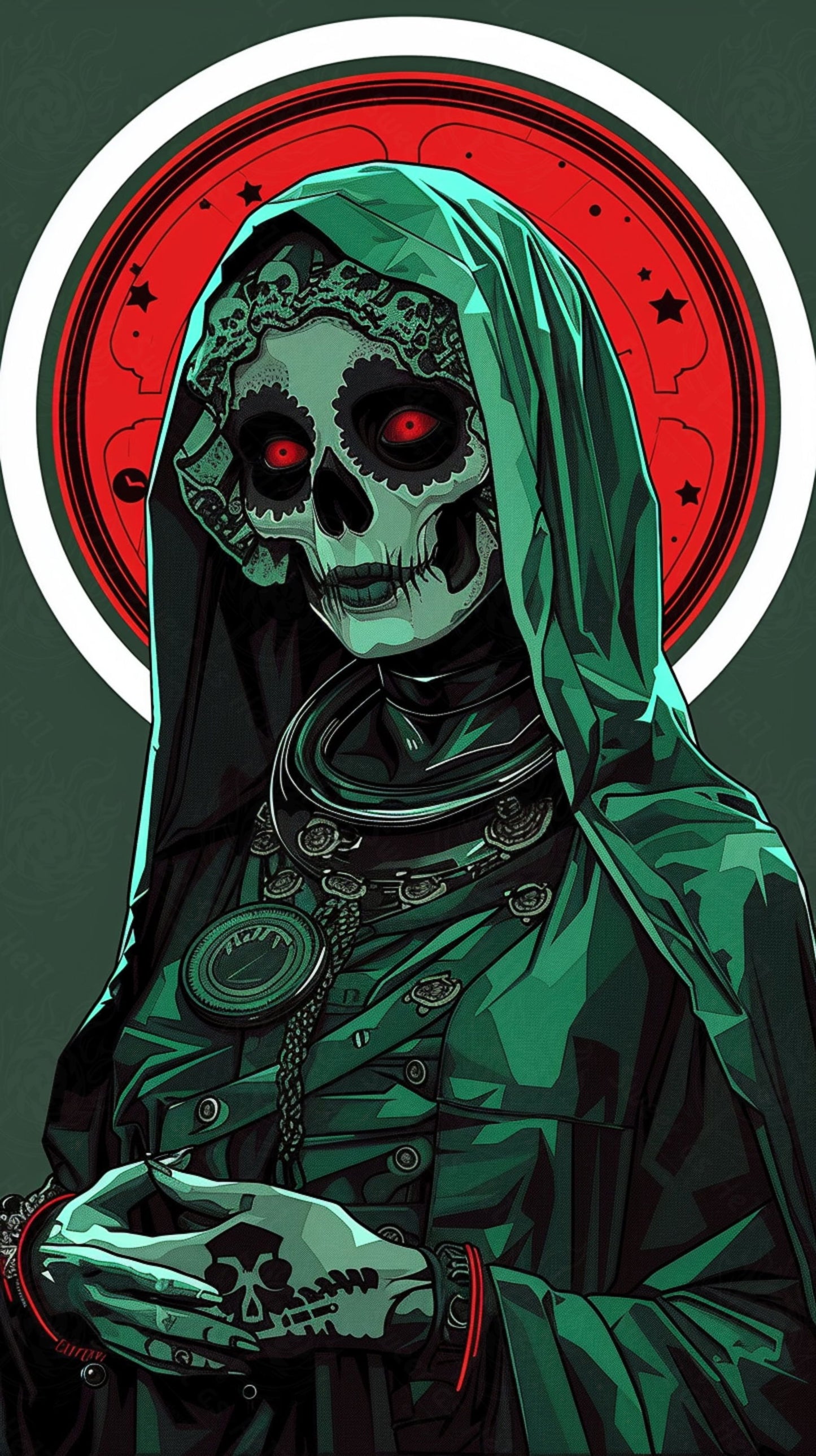 Mother Muerte 09 by 16 336 SN2256 - Sweet As Hell Designs