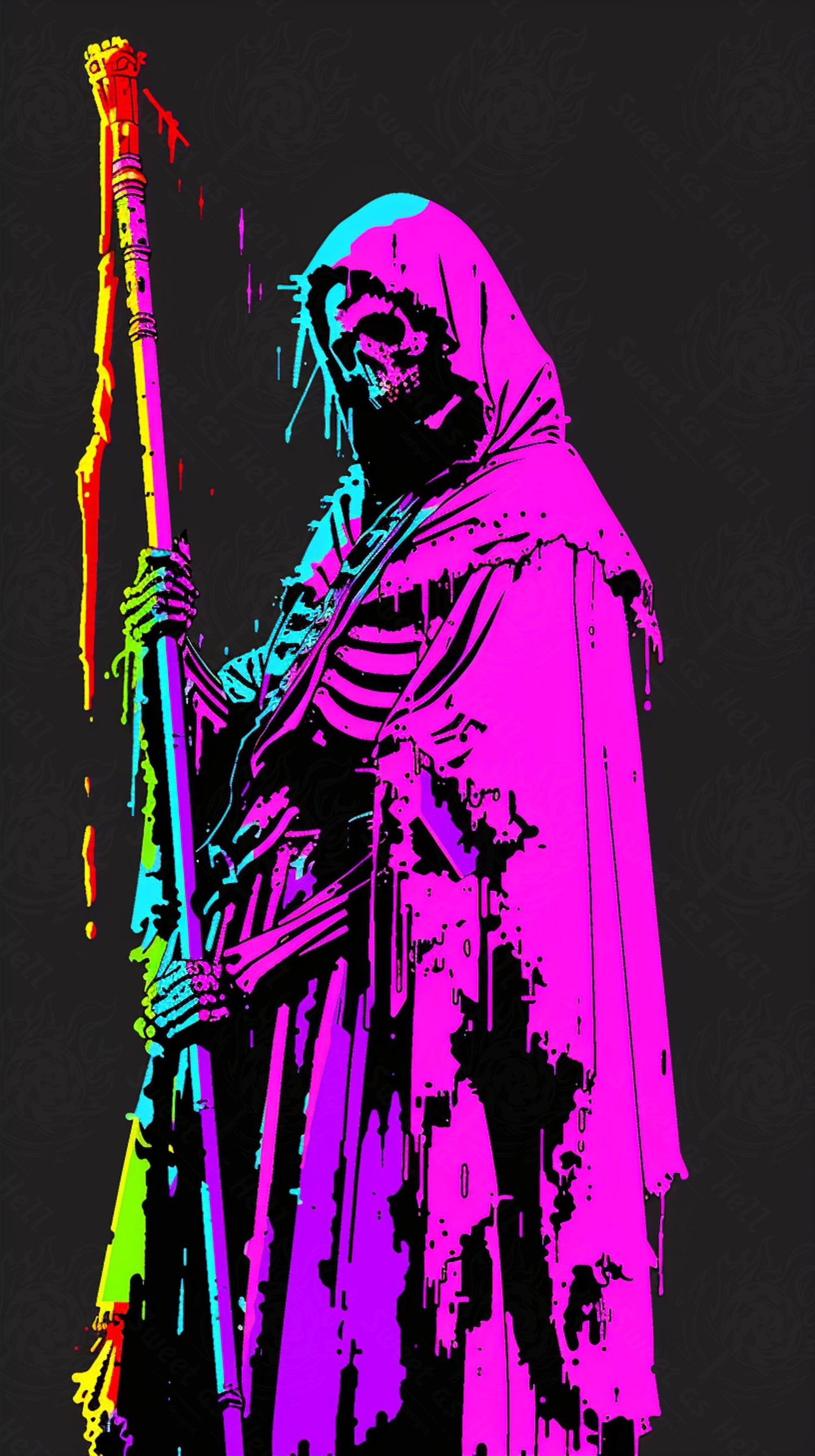 Mother Muerte 09 by 16 343 SN2263 - Sweet As Hell Designs