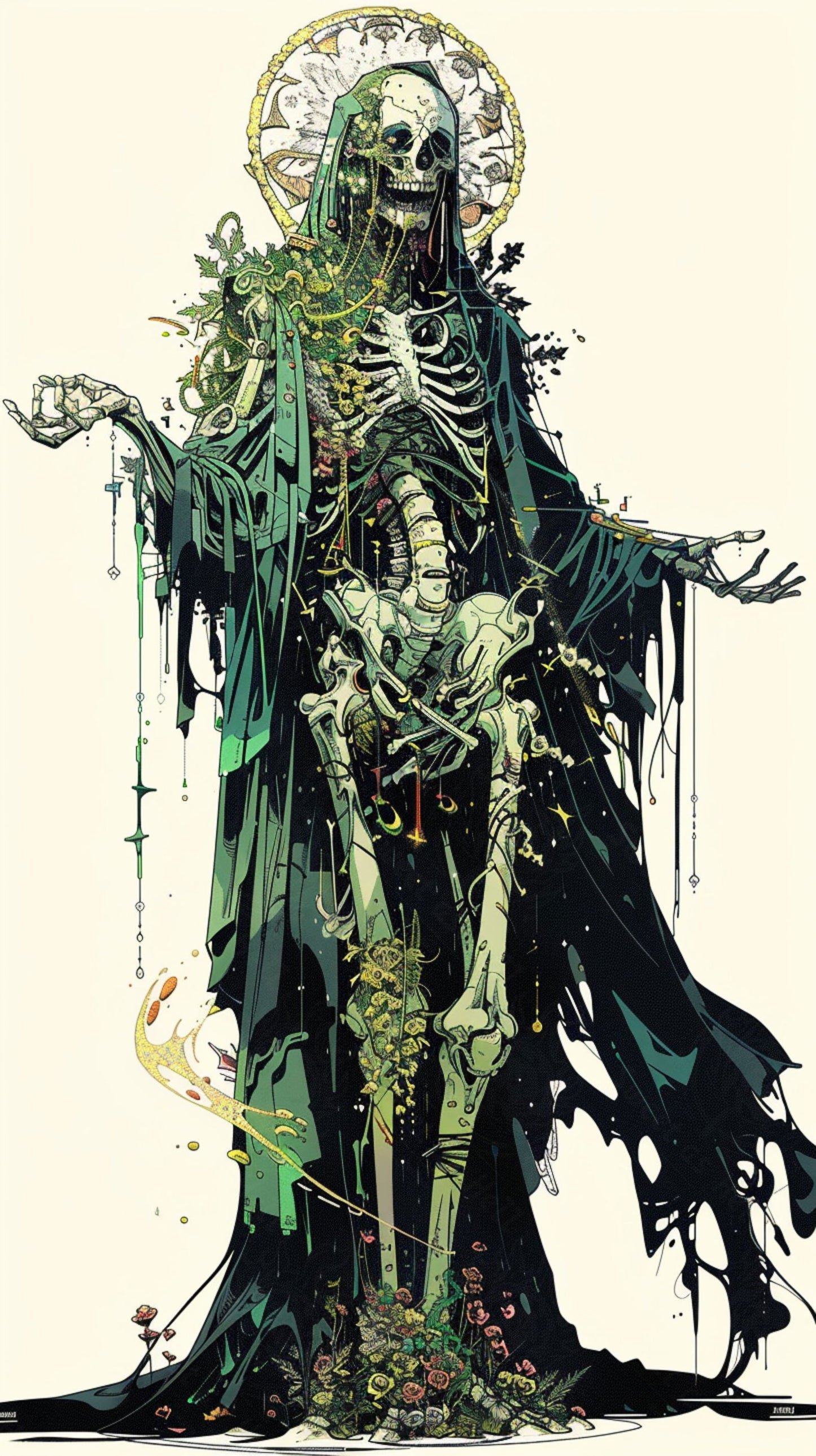 Mother Muerte 09 by 16 347 SN2267 - Sweet As Hell Designs