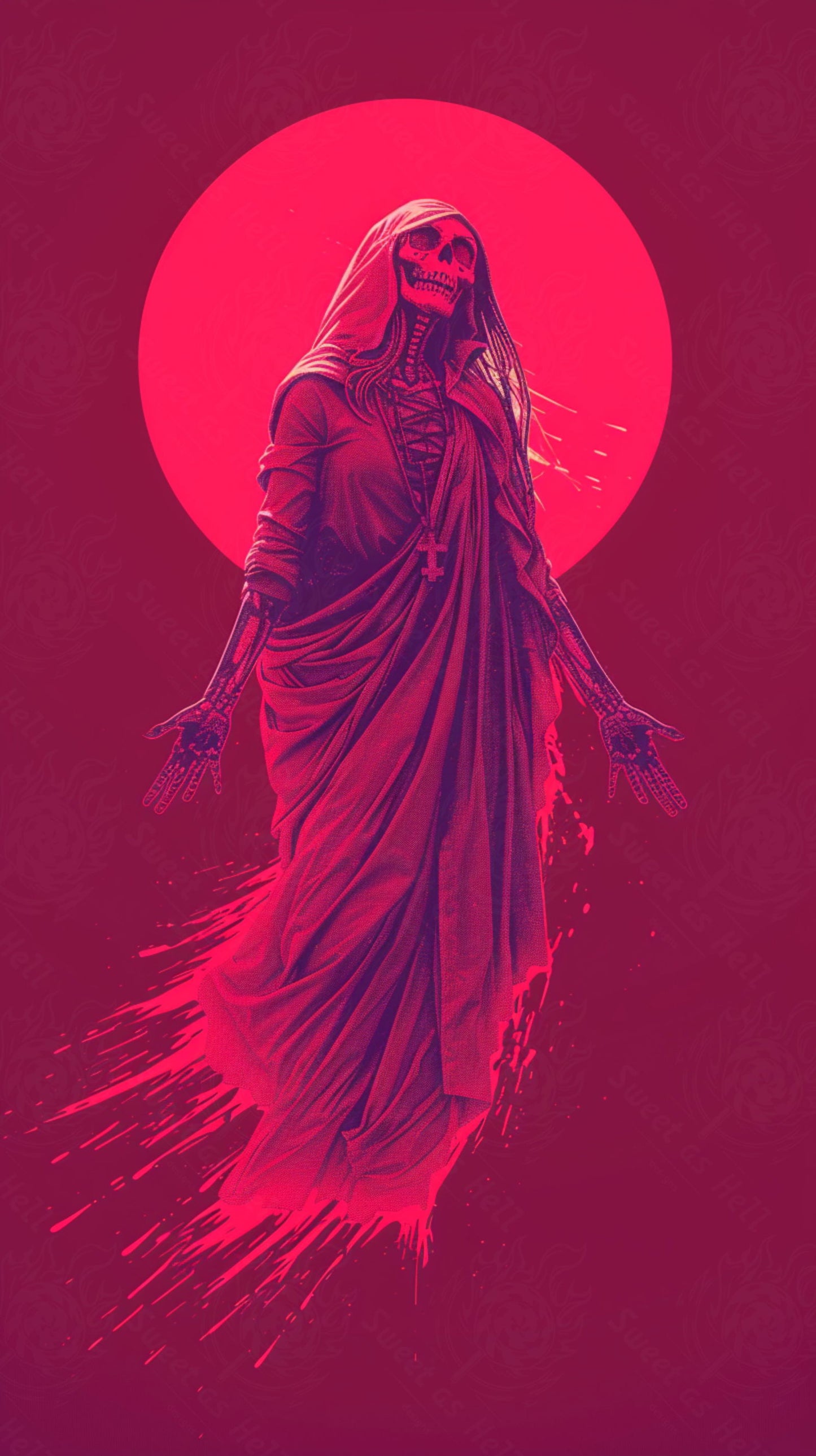 Mother Muerte 09 by 16 368 SN2288 - Sweet As Hell Designs