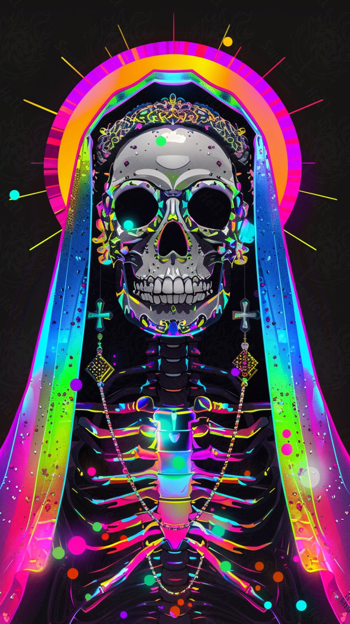 Mother Muerte 09 by 16 370 SN2290 - Sweet As Hell Designs