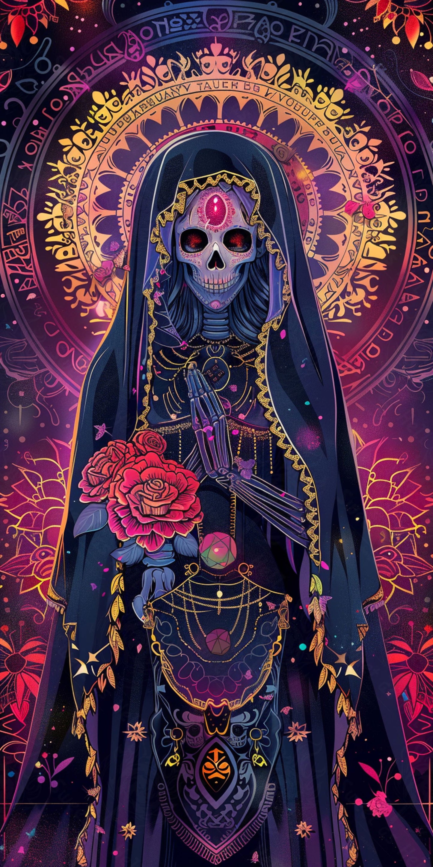 Mother Muerte 09 by 16 374 SN2294 - Sweet As Hell Designs