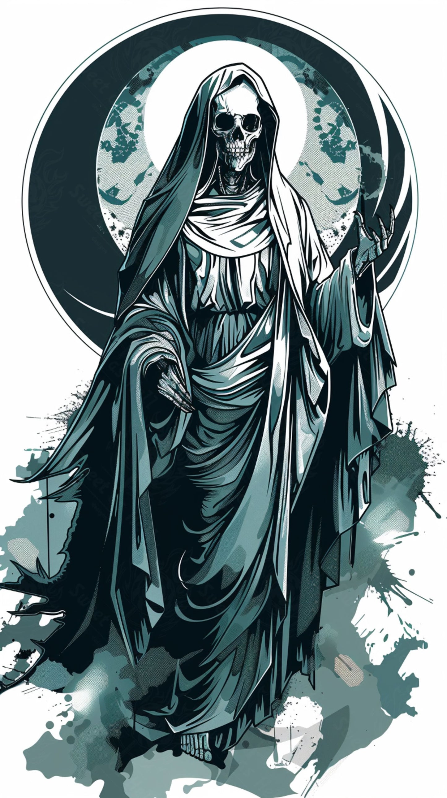 Mother Muerte 09 by 16 377 SN2297 - Sweet As Hell Designs