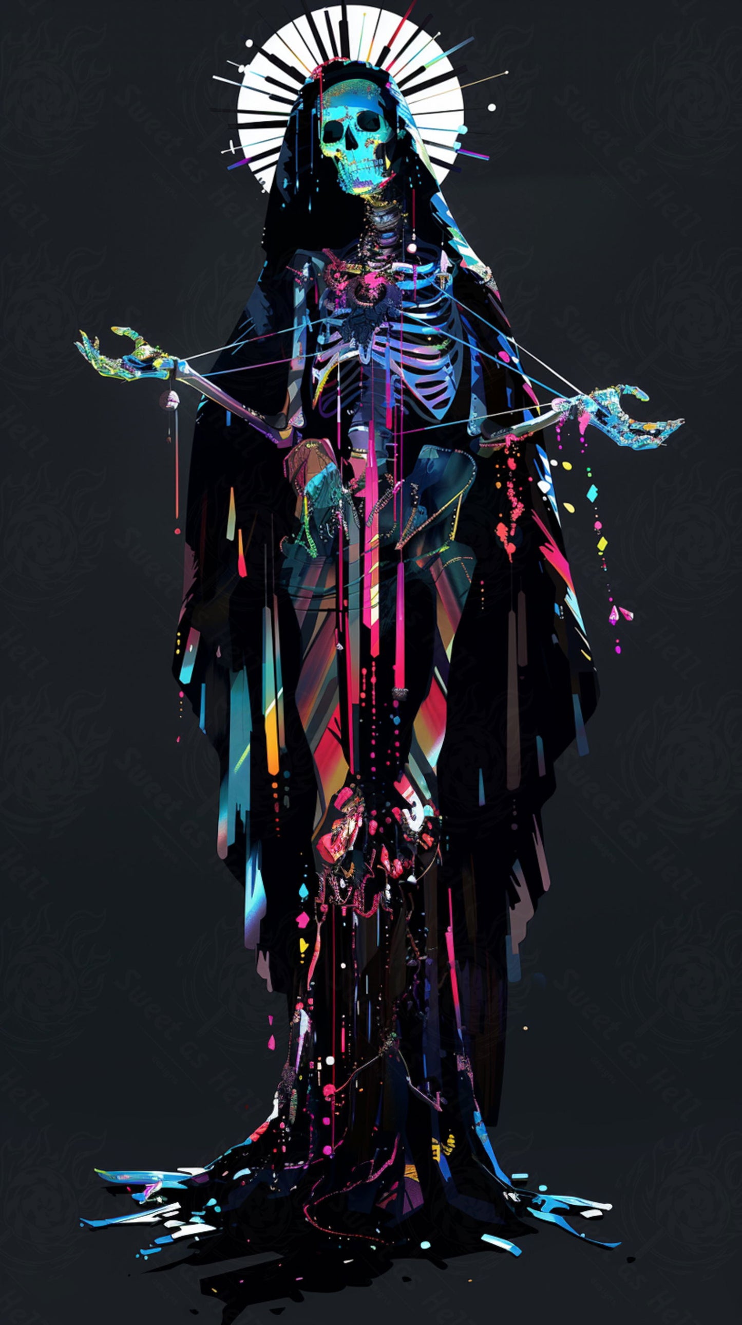 Mother Muerte 09 by 16 386 SN2306 - Sweet As Hell Designs