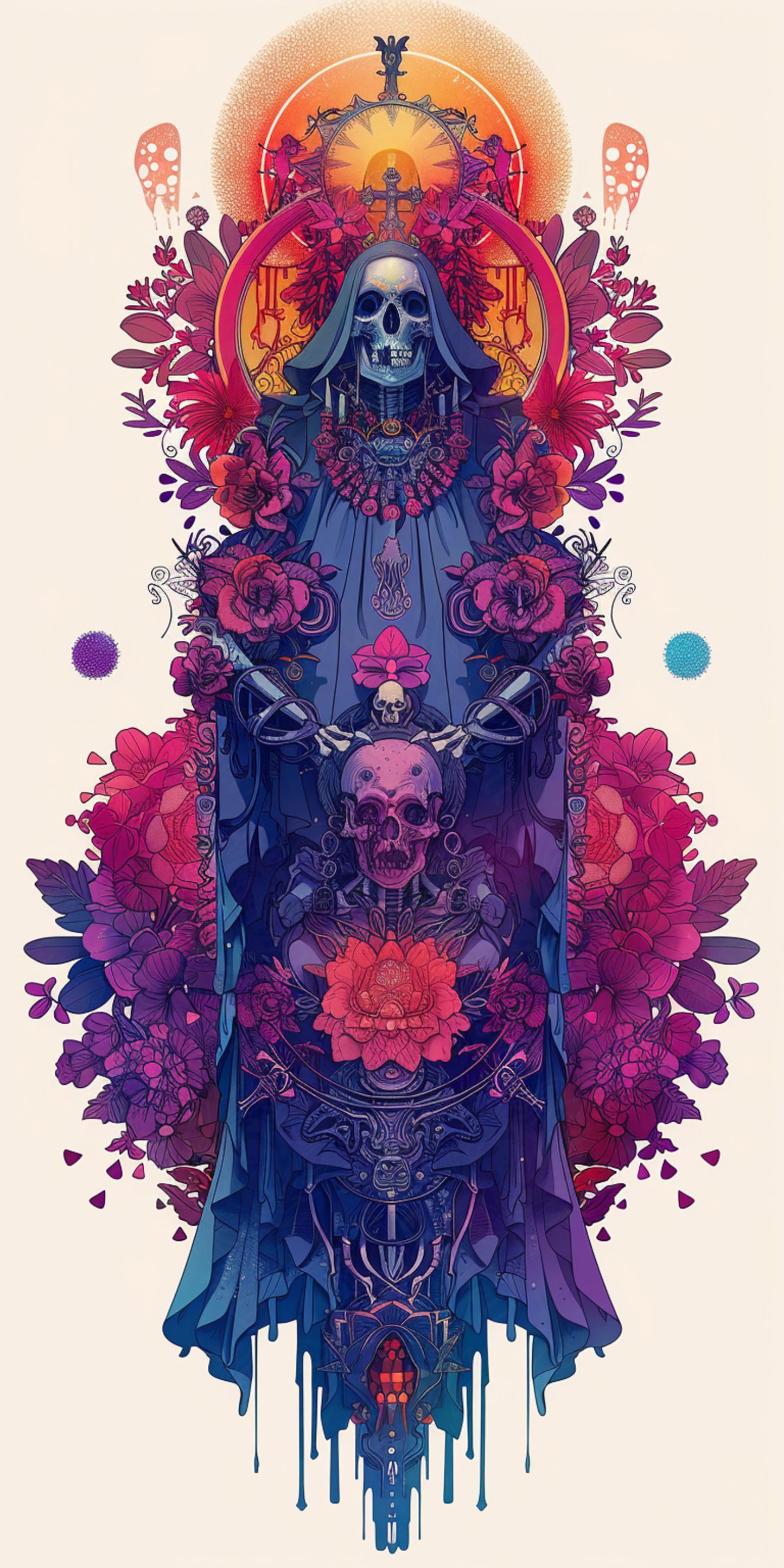 Mother Muerte 09 by 16 390 SN2310 - Sweet As Hell Designs