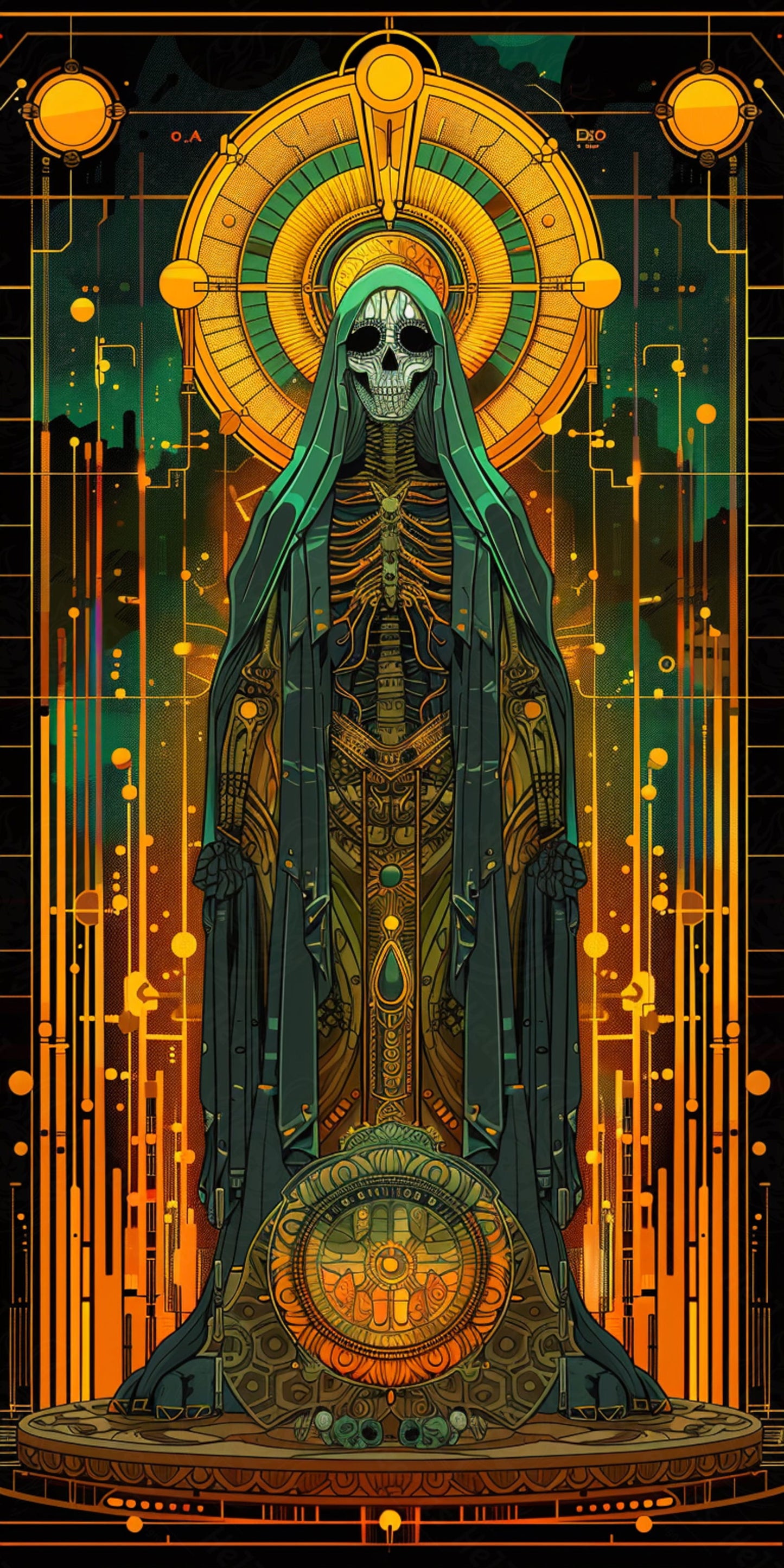 Mother Muerte 09 by 16 392 SN2312 - Sweet As Hell Designs