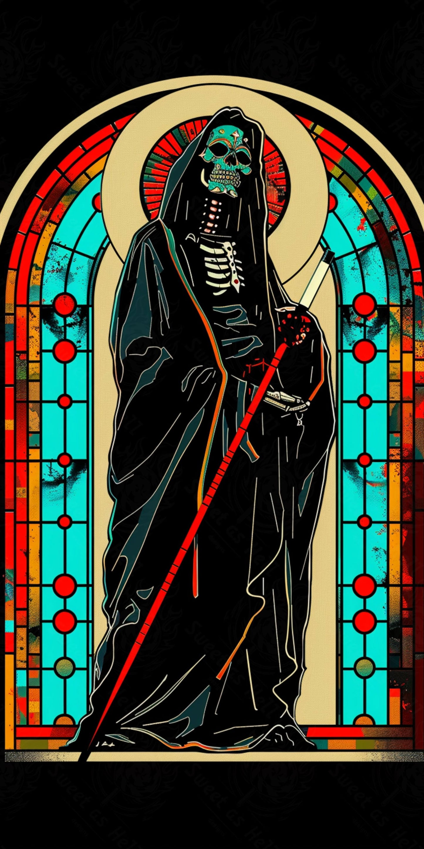 Mother Muerte 09 by 16 395 SN2315 - Sweet As Hell Designs