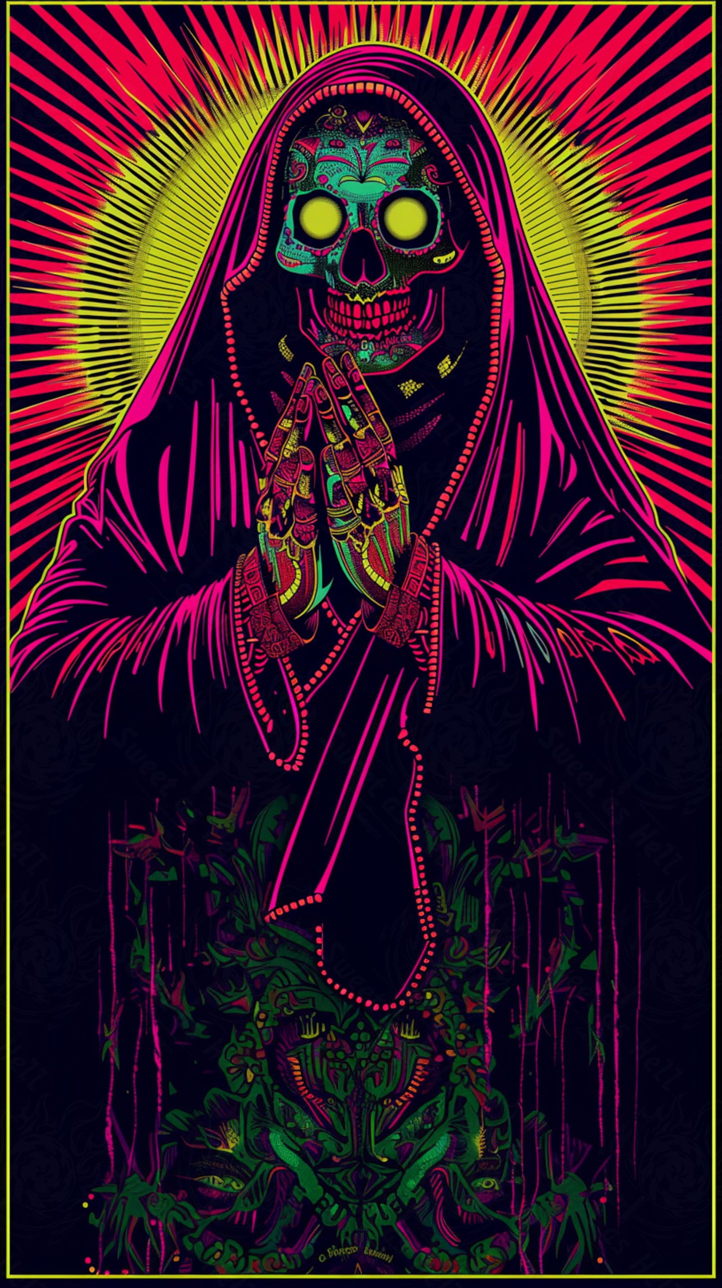 Mother Muerte 09 by 16 396 SN2316 - Sweet As Hell Designs