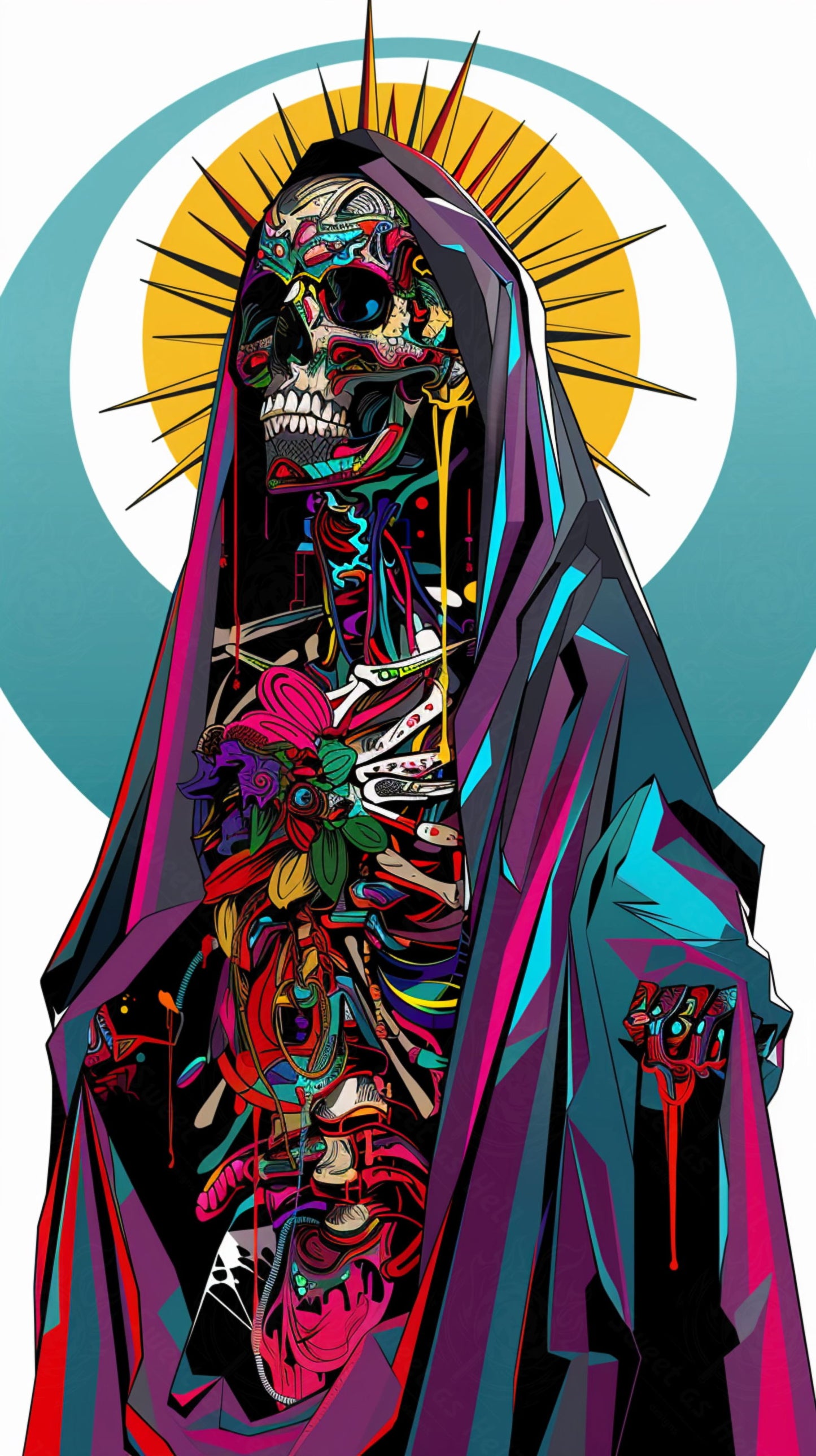 Mother Muerte 09 by 16 400 SN2320 - Sweet As Hell Designs