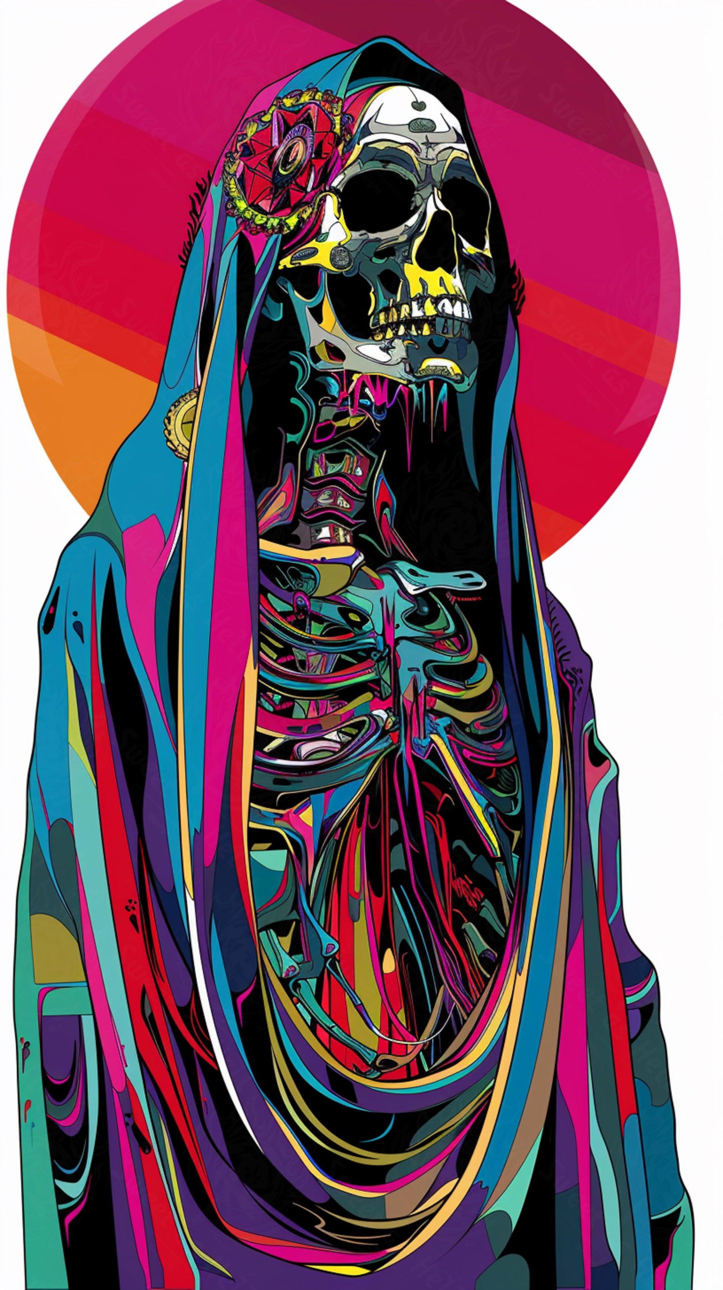 Mother Muerte 09 by 16 401 SN2321 - Sweet As Hell Designs