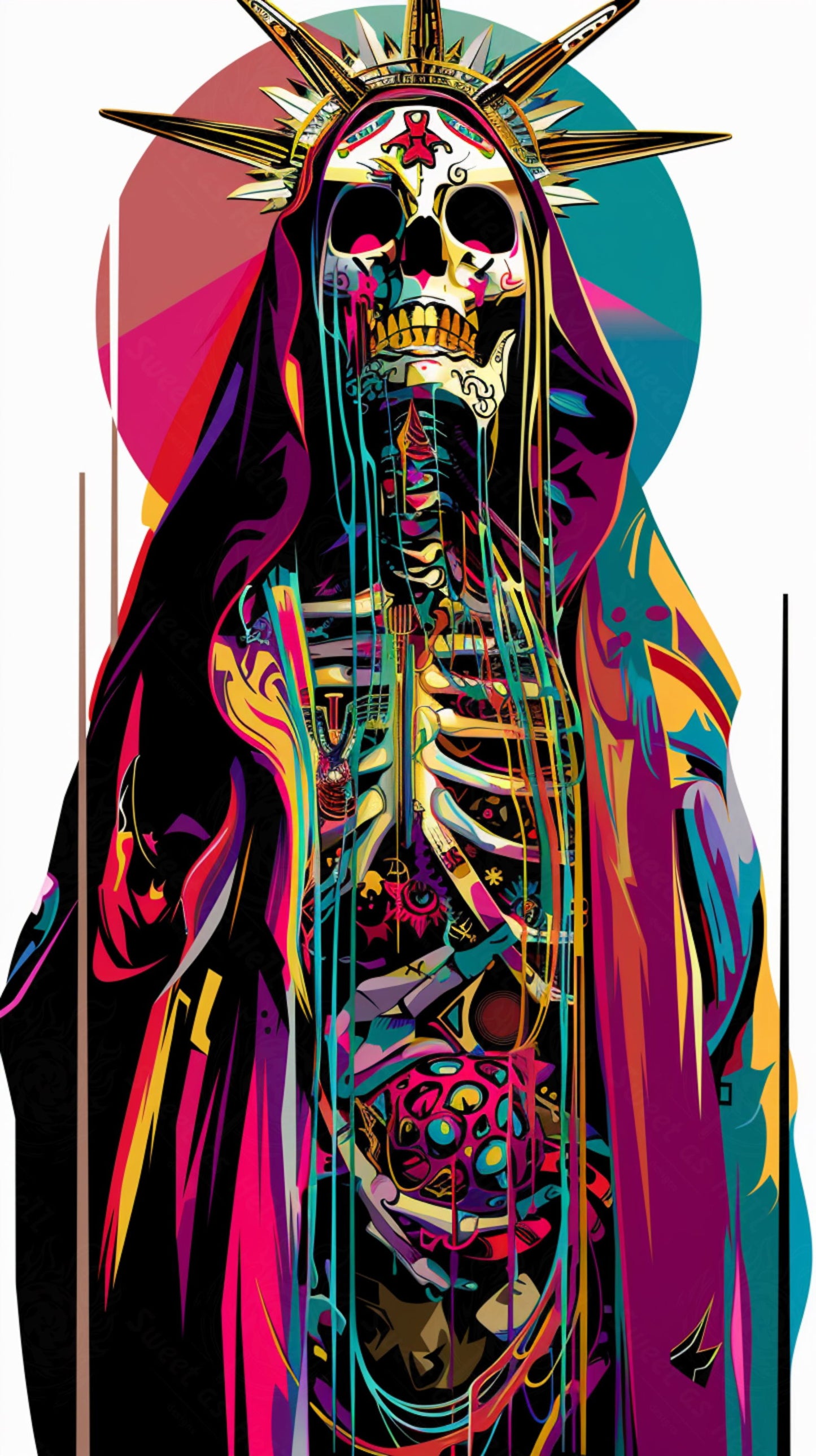 Mother Muerte 09 by 16 402 SN2322 - Sweet As Hell Designs
