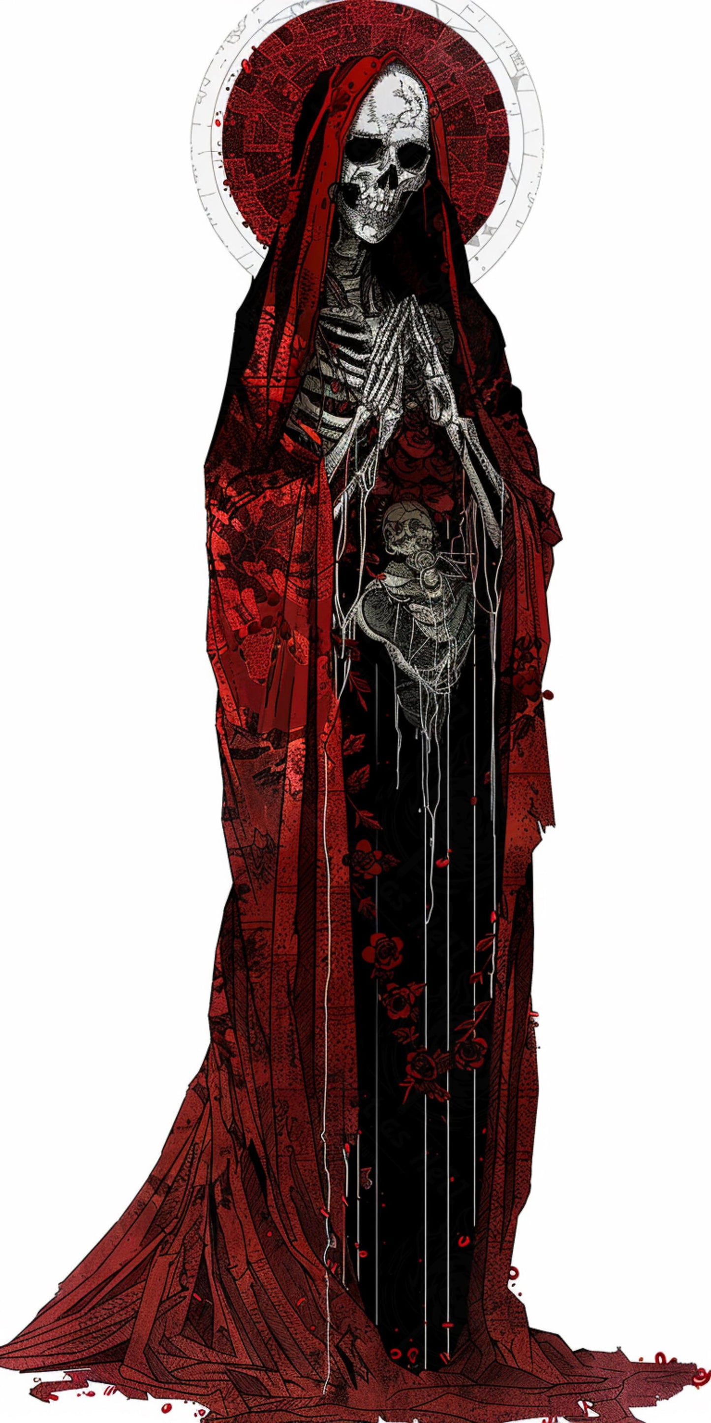 Mother Muerte 09 by 16 415 SN2335 - Sweet As Hell Designs