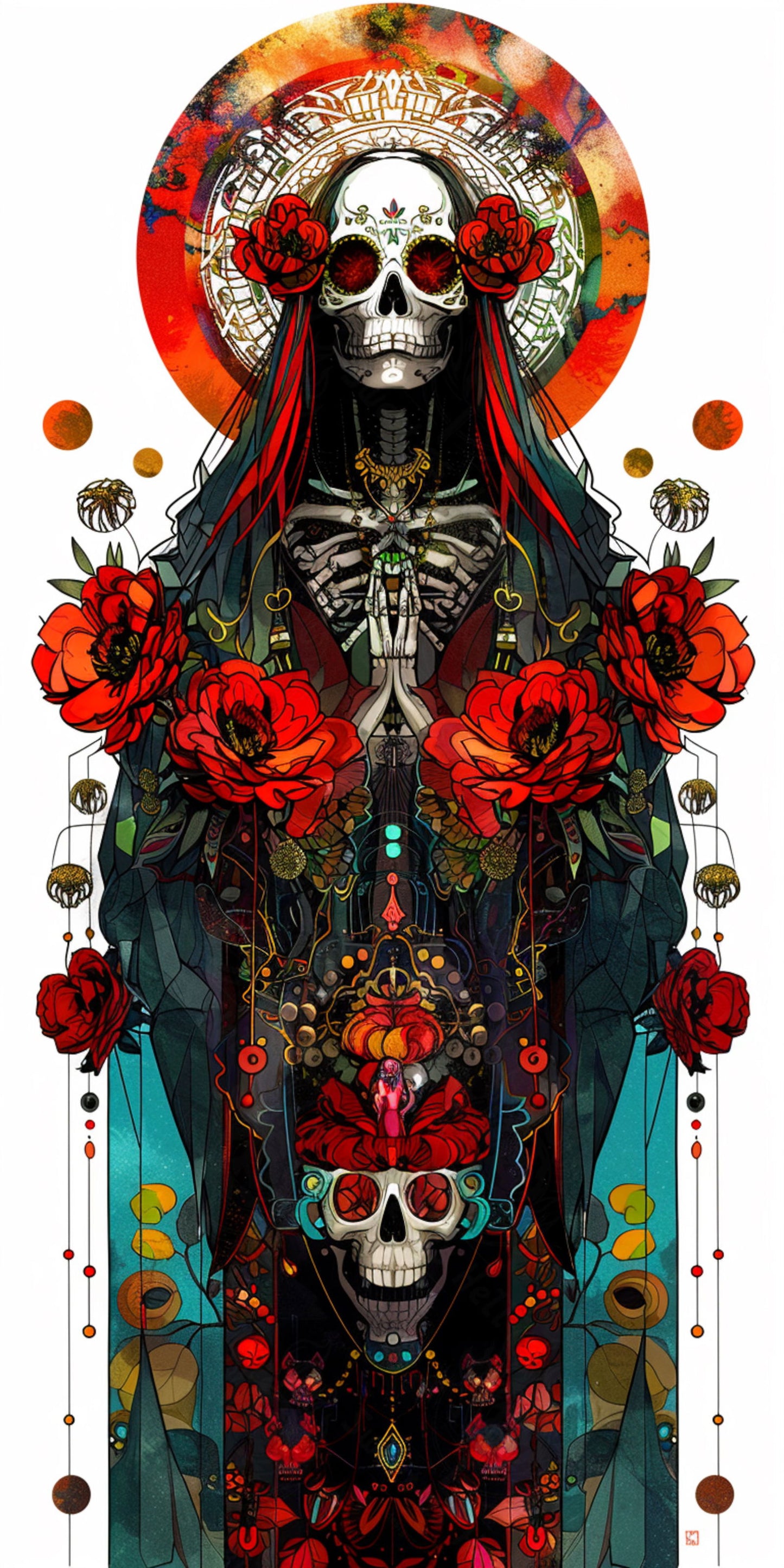 Mother Muerte 09 by 16 416 SN2336 - Sweet As Hell Designs