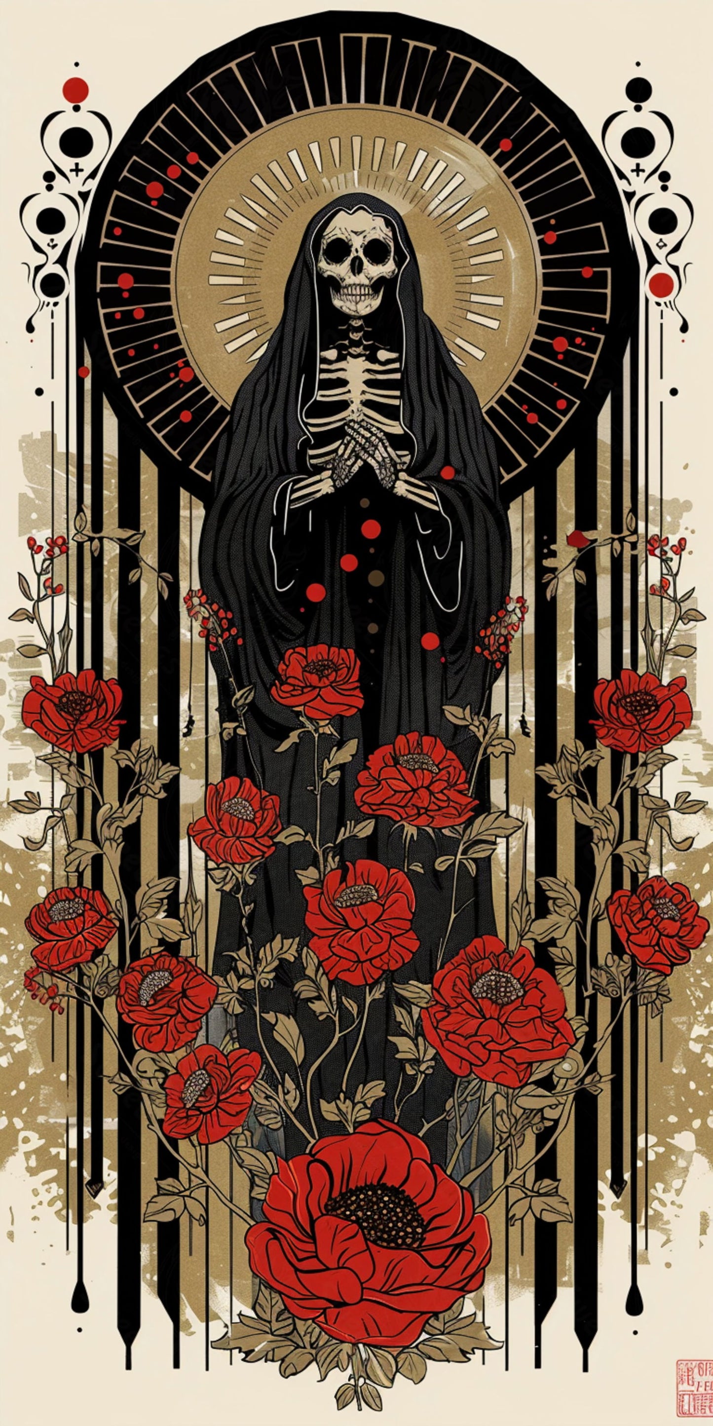 Mother Muerte 09 by 16 417 SN2337 - Sweet As Hell Designs