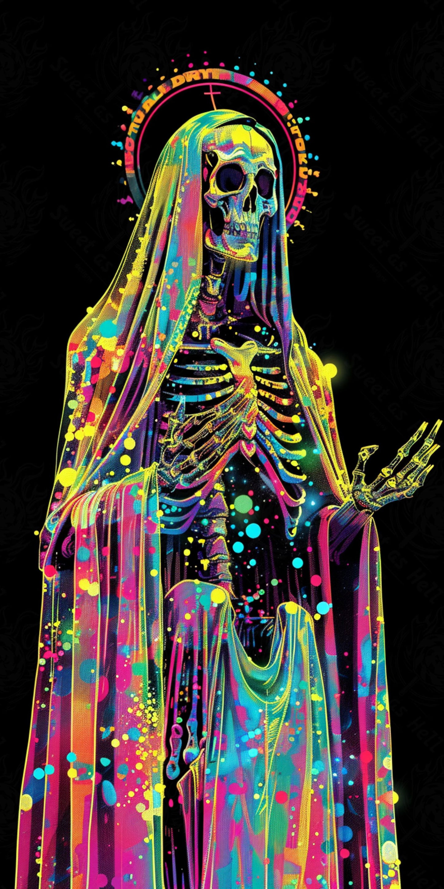 Mother Muerte 09 by 16 418 SN2338 - Sweet As Hell Designs