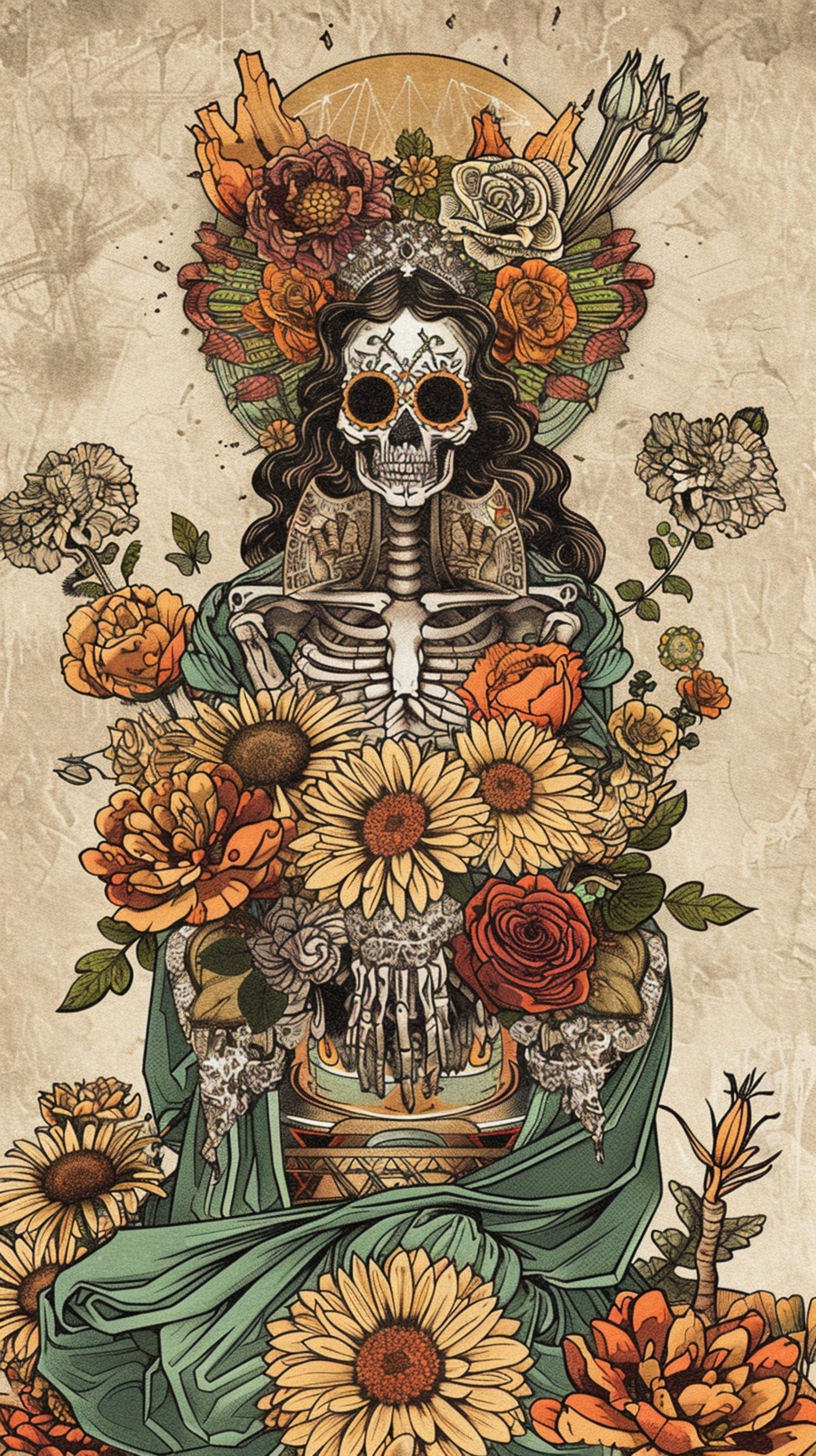Mother Muerte 09 by 16 420 SN2340 - Sweet As Hell Designs