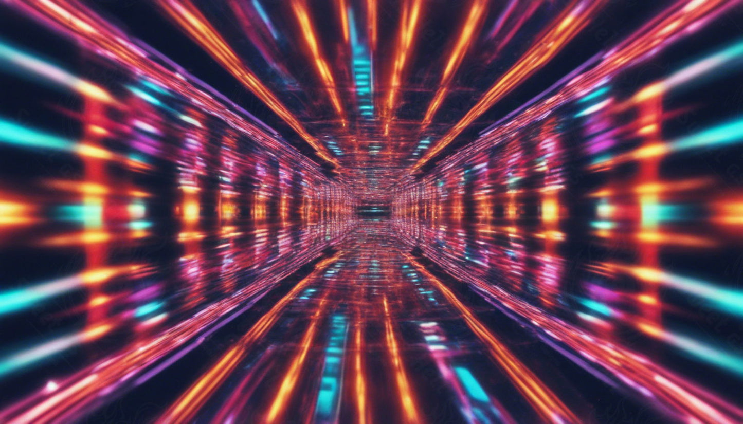 One Point Perspective Abstract Background With Motion Blur 16 by 9 0002 SN929 - Sweet As Hell Designs