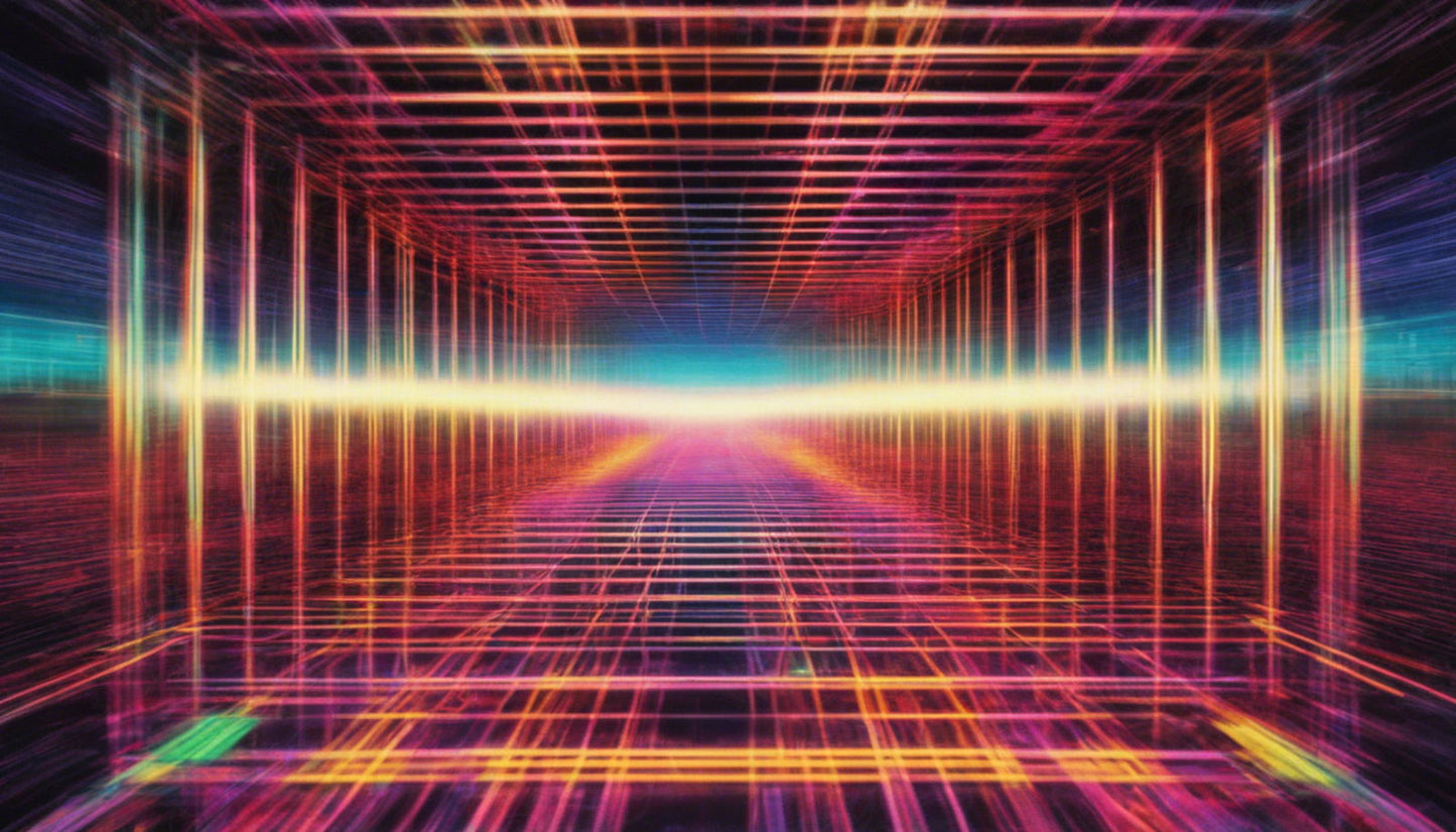 One Point Perspective Abstract Background With Motion Blur 16 by 9 0003 SN930 - Sweet As Hell Designs