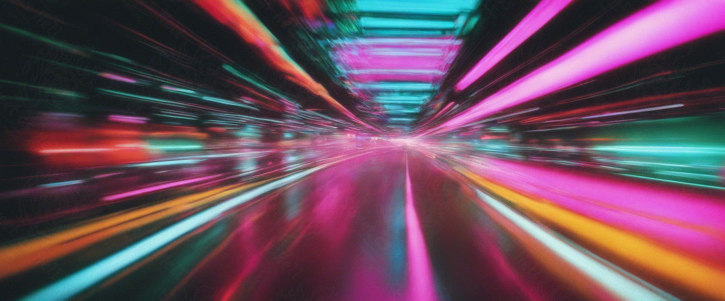 One Point Perspective Abstract Background With Motion Blur 21 by 9 0006 SN933 - Sweet As Hell Designs