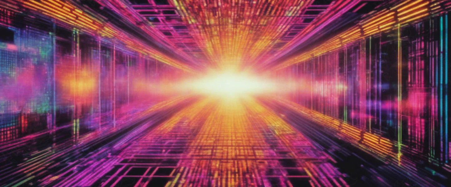 One Point Perspective Abstract Background With Motion Blur 21 by 9 0007 SN934 - Sweet As Hell Designs