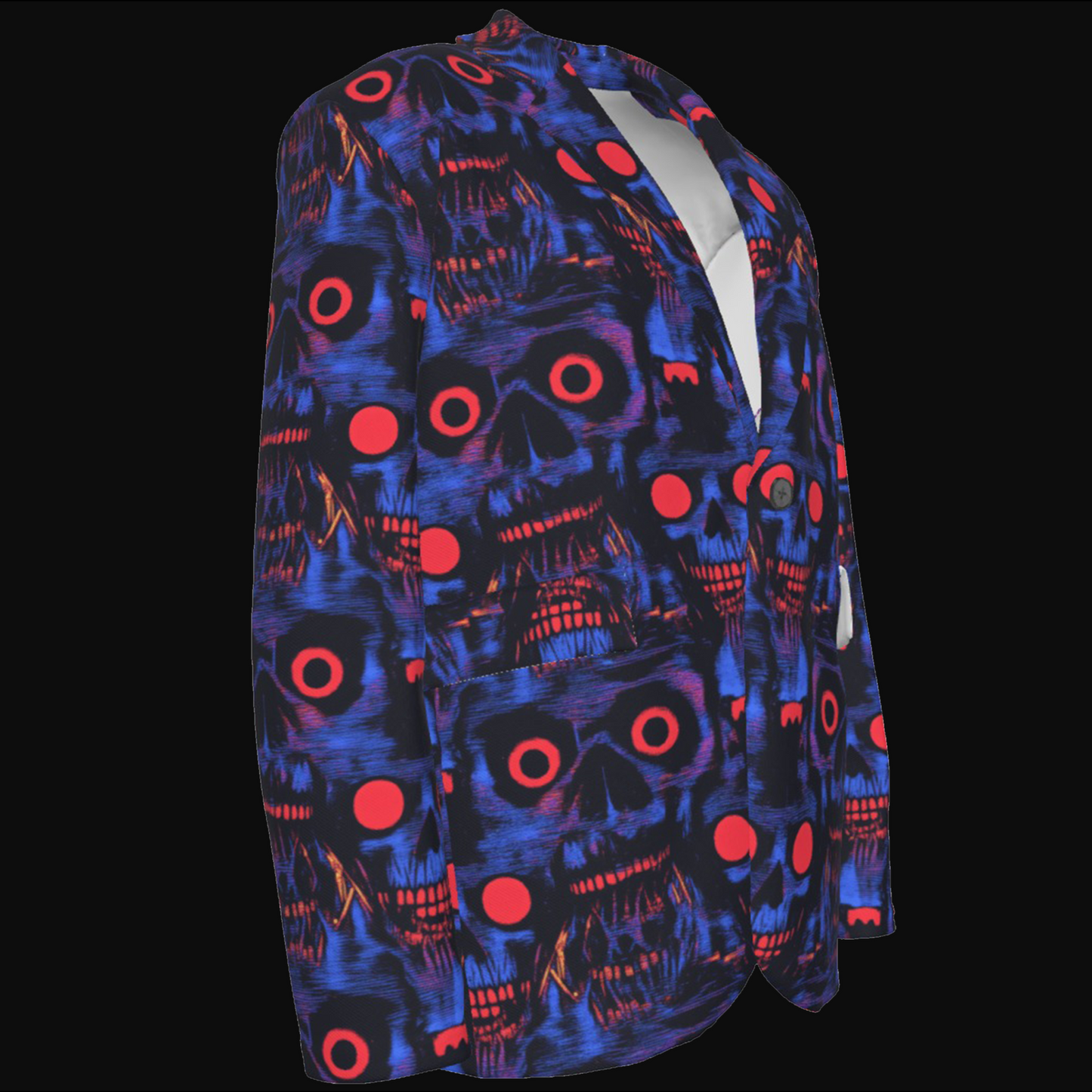 Sweet As Hell Designs 100% Cotton Blazer Bluez - Sweet As Hell Designs