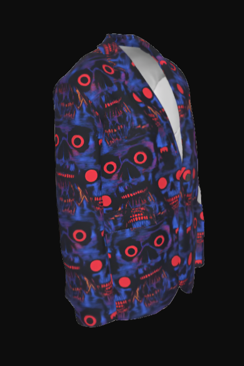 Sweet As Hell Designs 100% Cotton Blazer Bluez - Sweet As Hell Designs