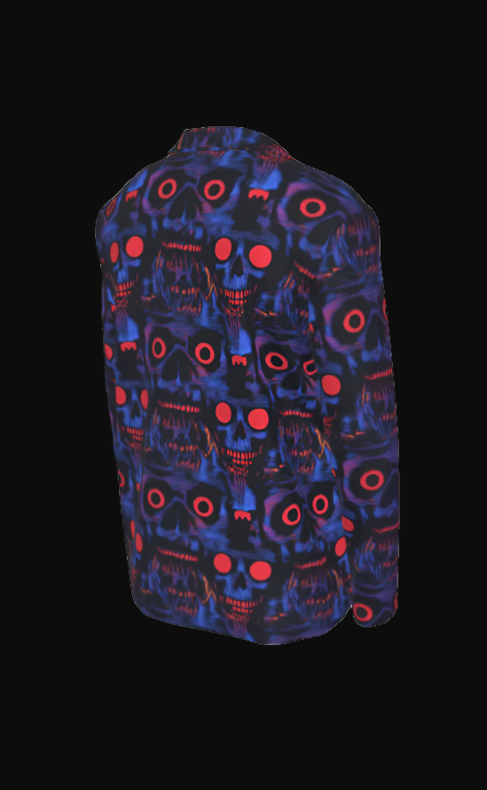 Sweet As Hell Designs 100% Cotton Blazer Bluez - Sweet As Hell Designs