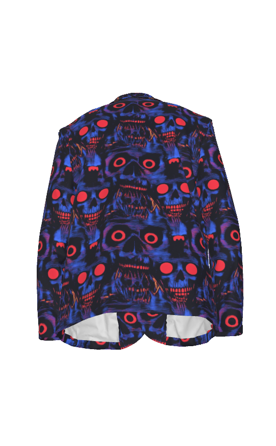 Sweet As Hell Designs 100% Cotton Blazer Bluez - Sweet As Hell Designs