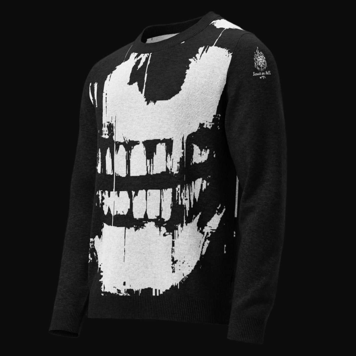 Sweet As Hell Designs' All Smiles Knitted Cotton / Polyester Sweater - Sweet As Hell Designs