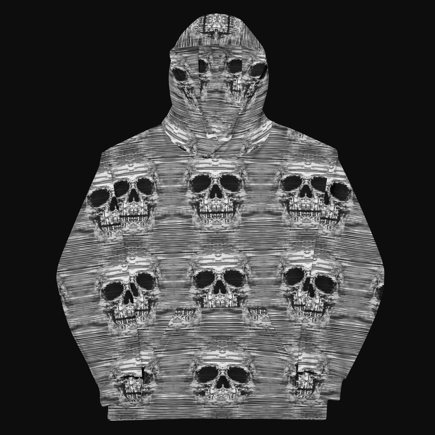 Sweet As Hell Designs' Grey Skull Hoodie - Sweet As Hell Designs