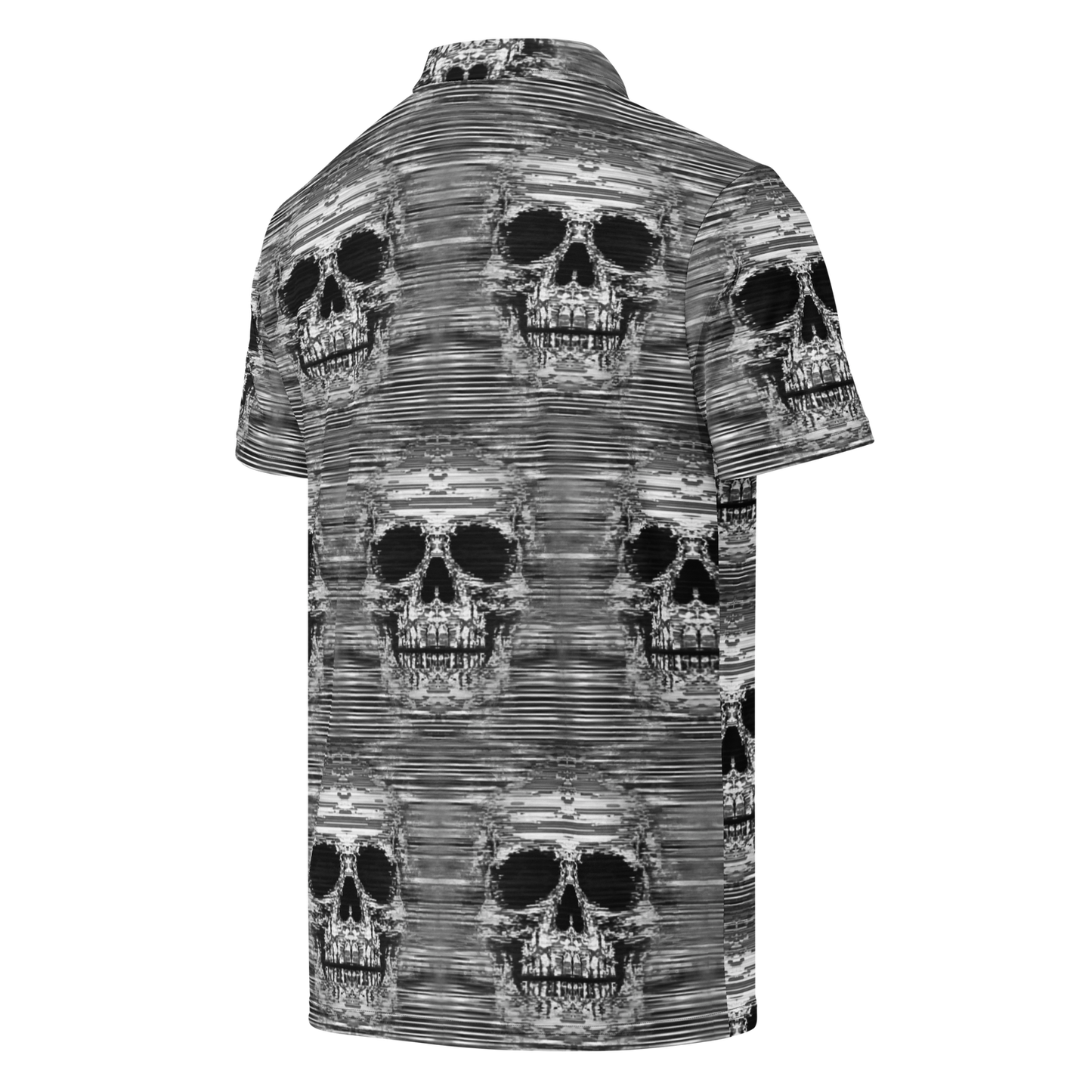 Sweet As Hell Designs' Grey Skull Polo - Sweet As Hell Designs
