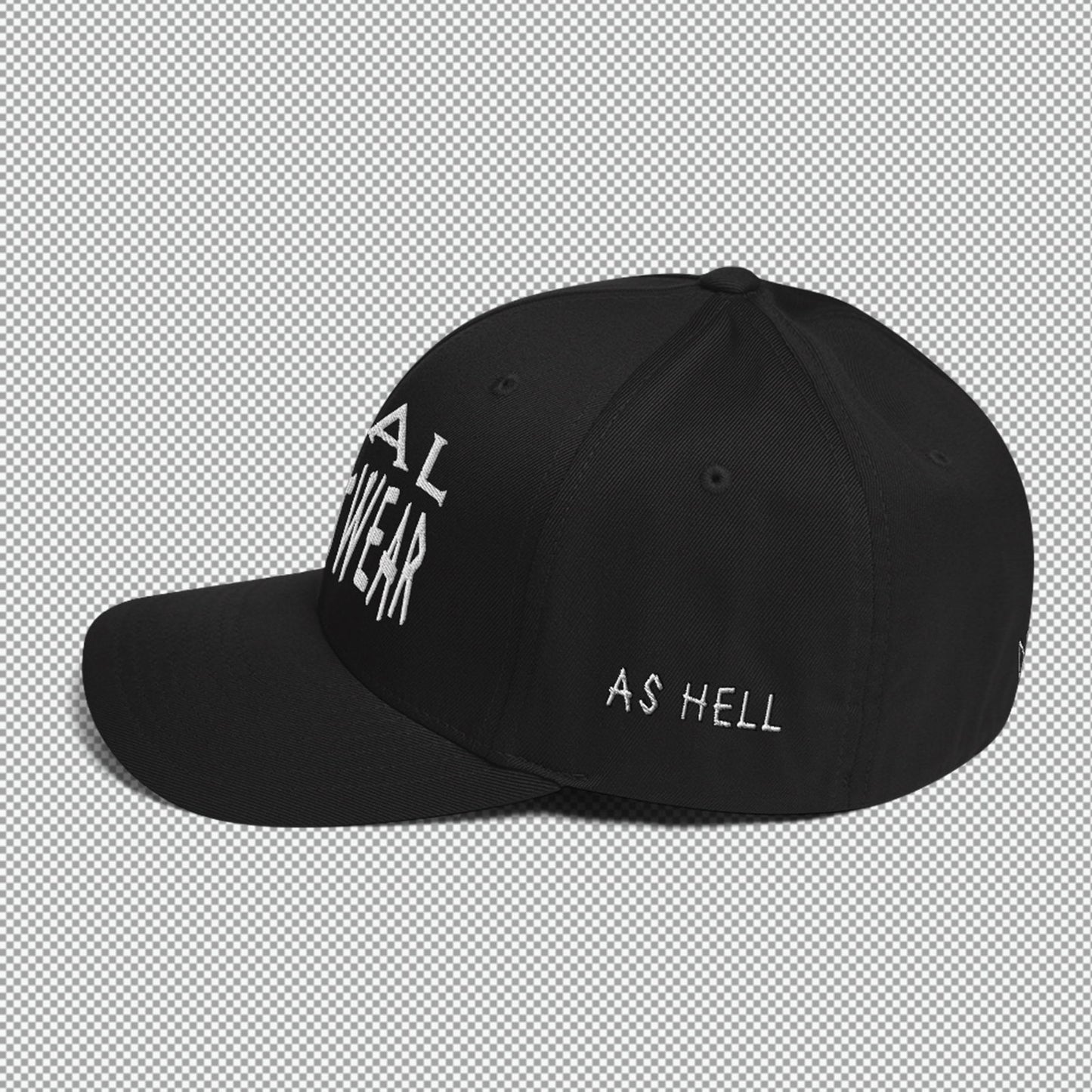 Sweet As Hell Designs' Real Streetwear FlexFit Baseball Cap - Sweet As Hell Designs