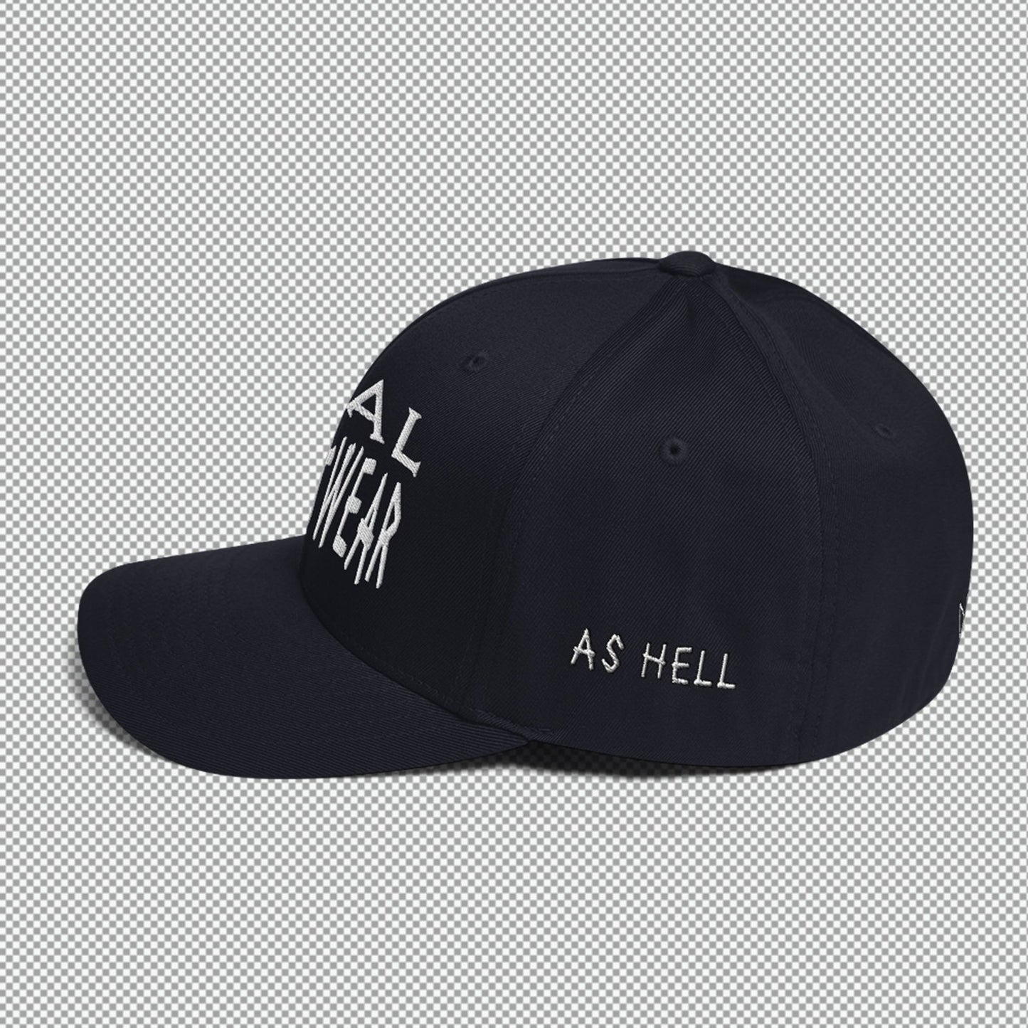 Sweet As Hell Designs' Real Streetwear FlexFit Baseball Cap - Sweet As Hell Designs