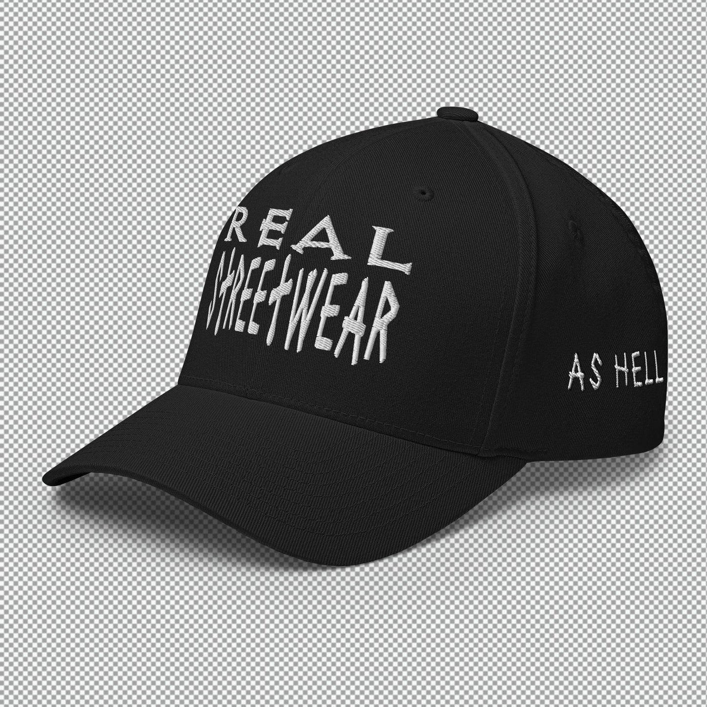Sweet As Hell Designs' Real Streetwear FlexFit Baseball Cap - Sweet As Hell Designs