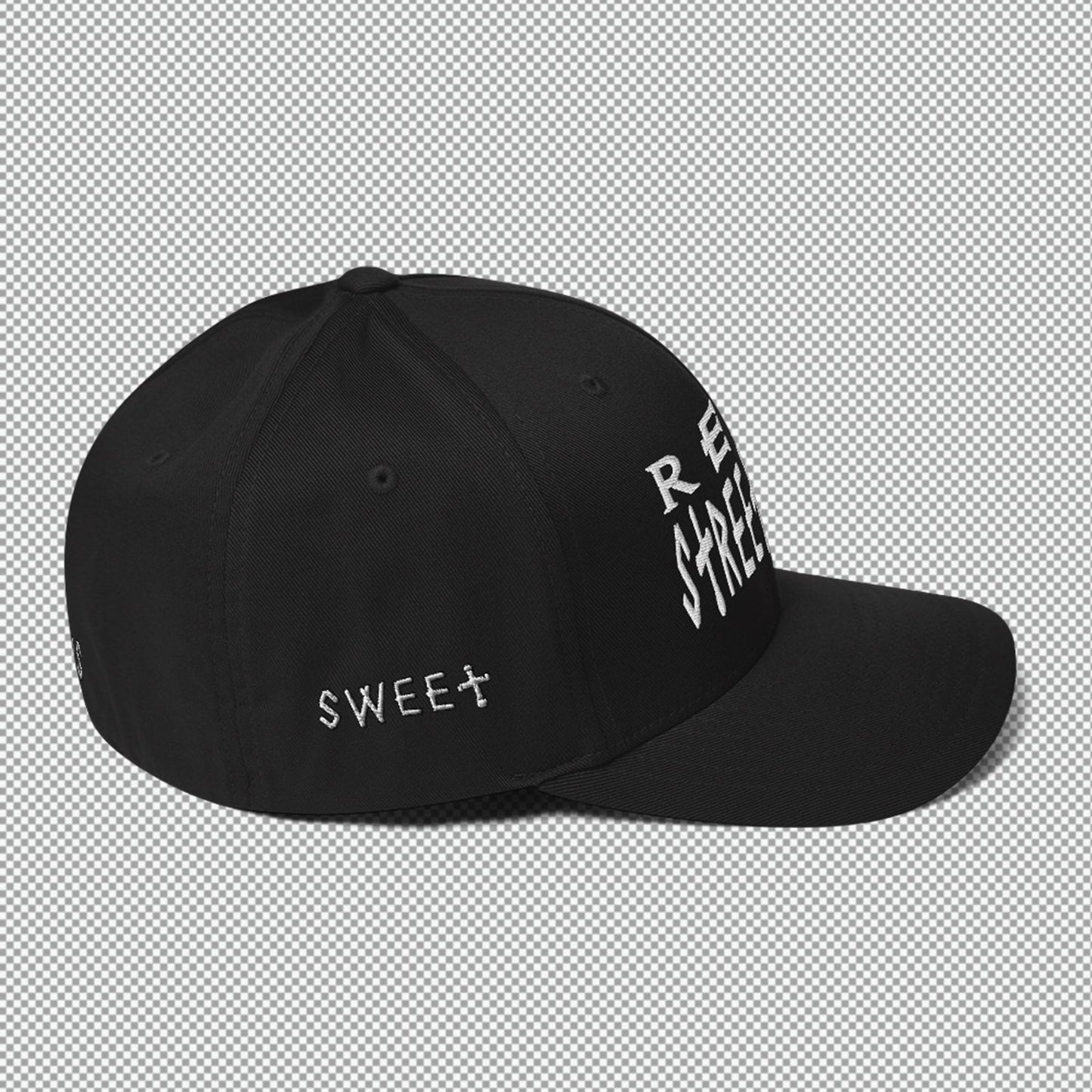 Sweet As Hell Designs' Real Streetwear FlexFit Baseball Cap - Sweet As Hell Designs
